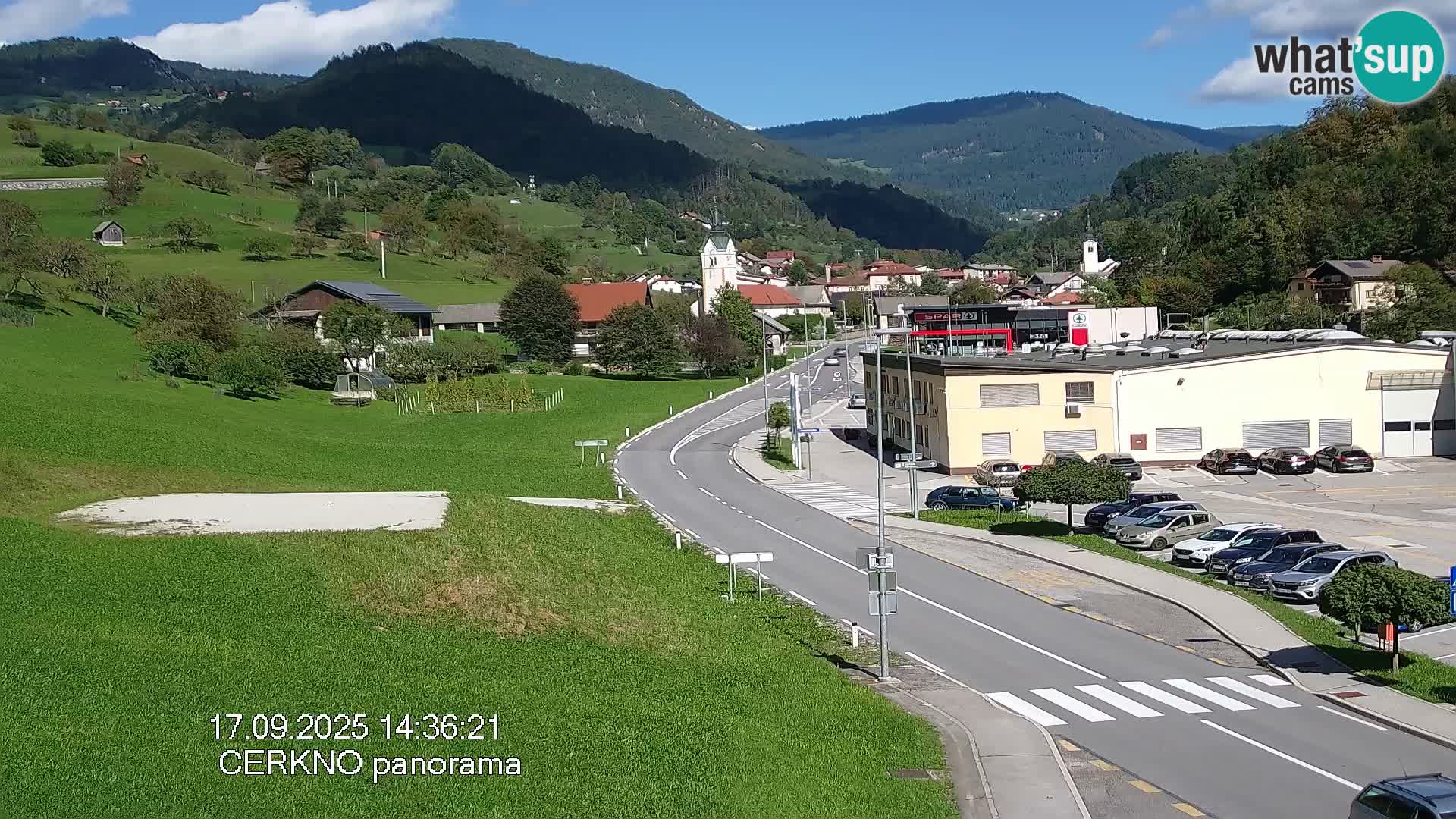 Cerkno ulaz u grad – Kamera uživo