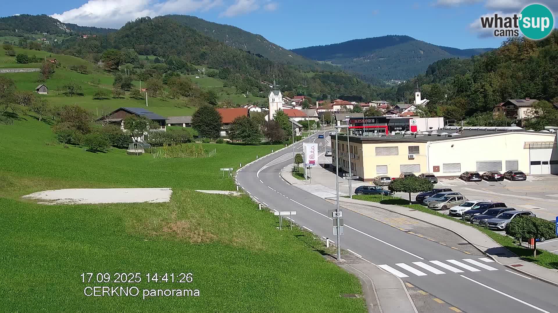 Cerkno ulaz u grad – Kamera uživo
