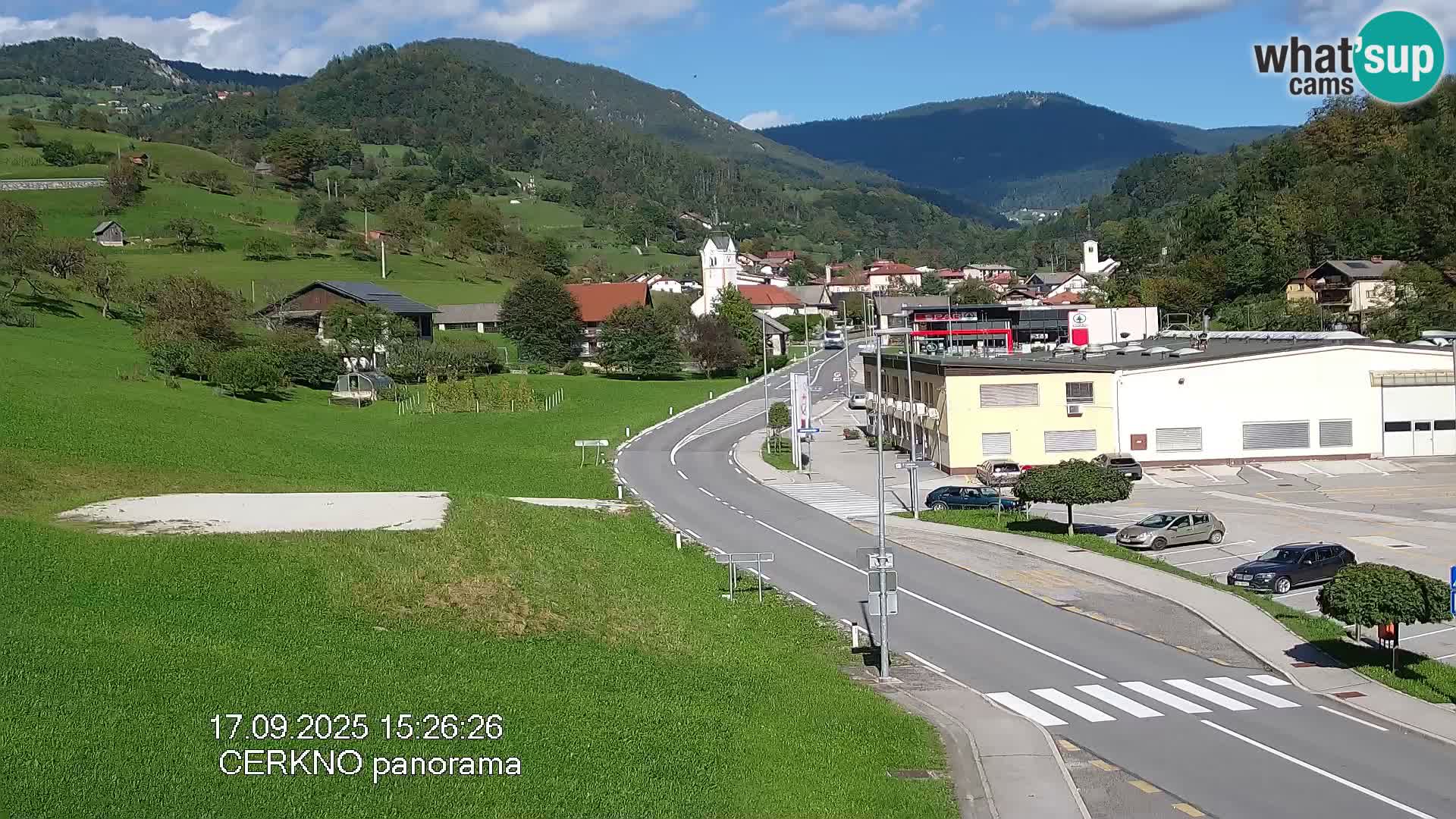 Cerkno Stadteingang Live-Webcam