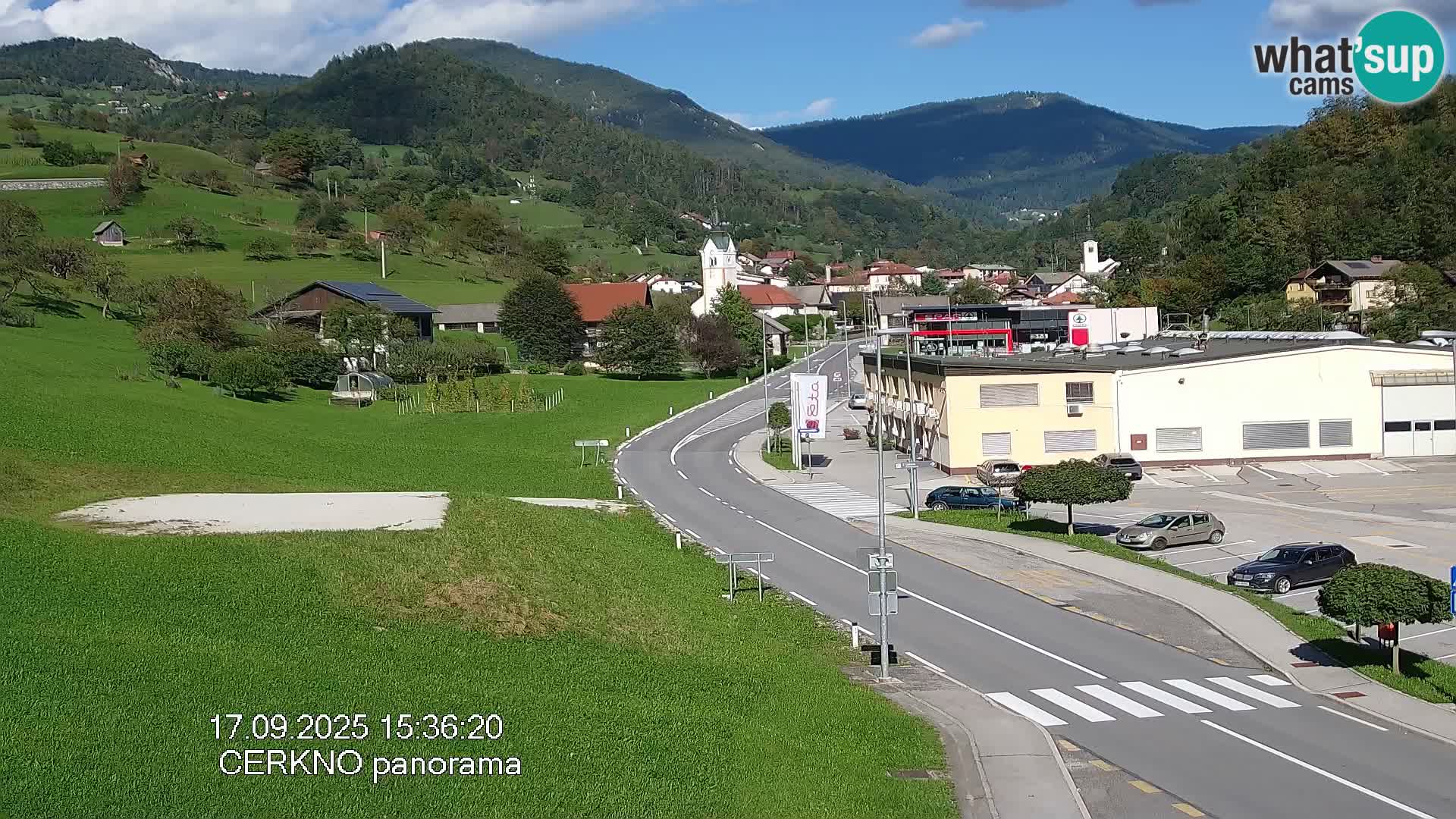 Webcam Ingresso Città di Cerkno
