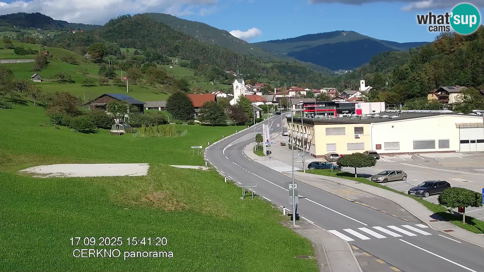 Webcam Ingresso Città di Cerkno