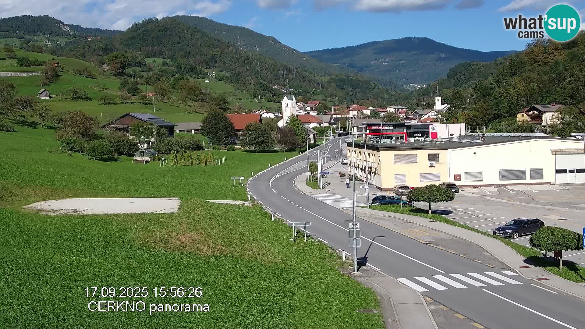 Cerkno Stadteingang Live-Webcam