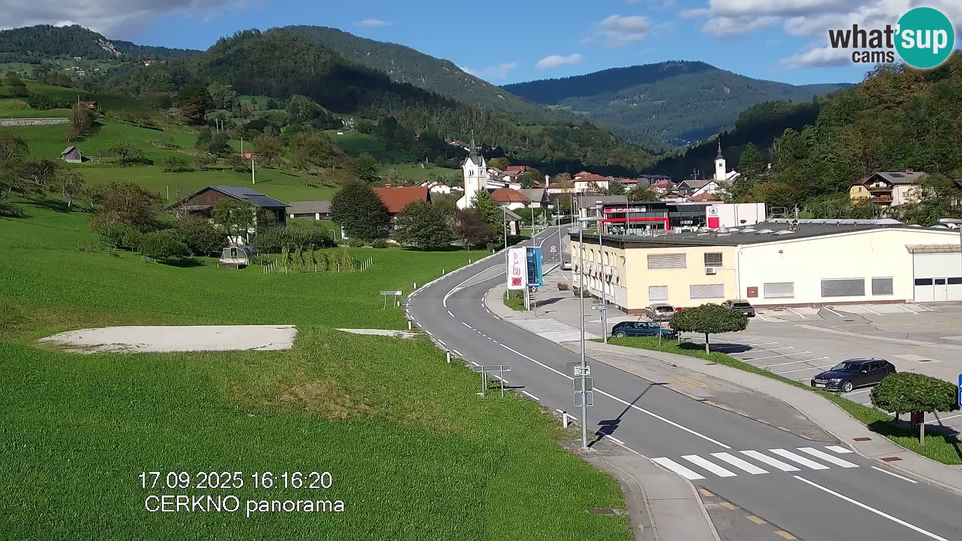 Cerkno ulaz u grad – Kamera uživo