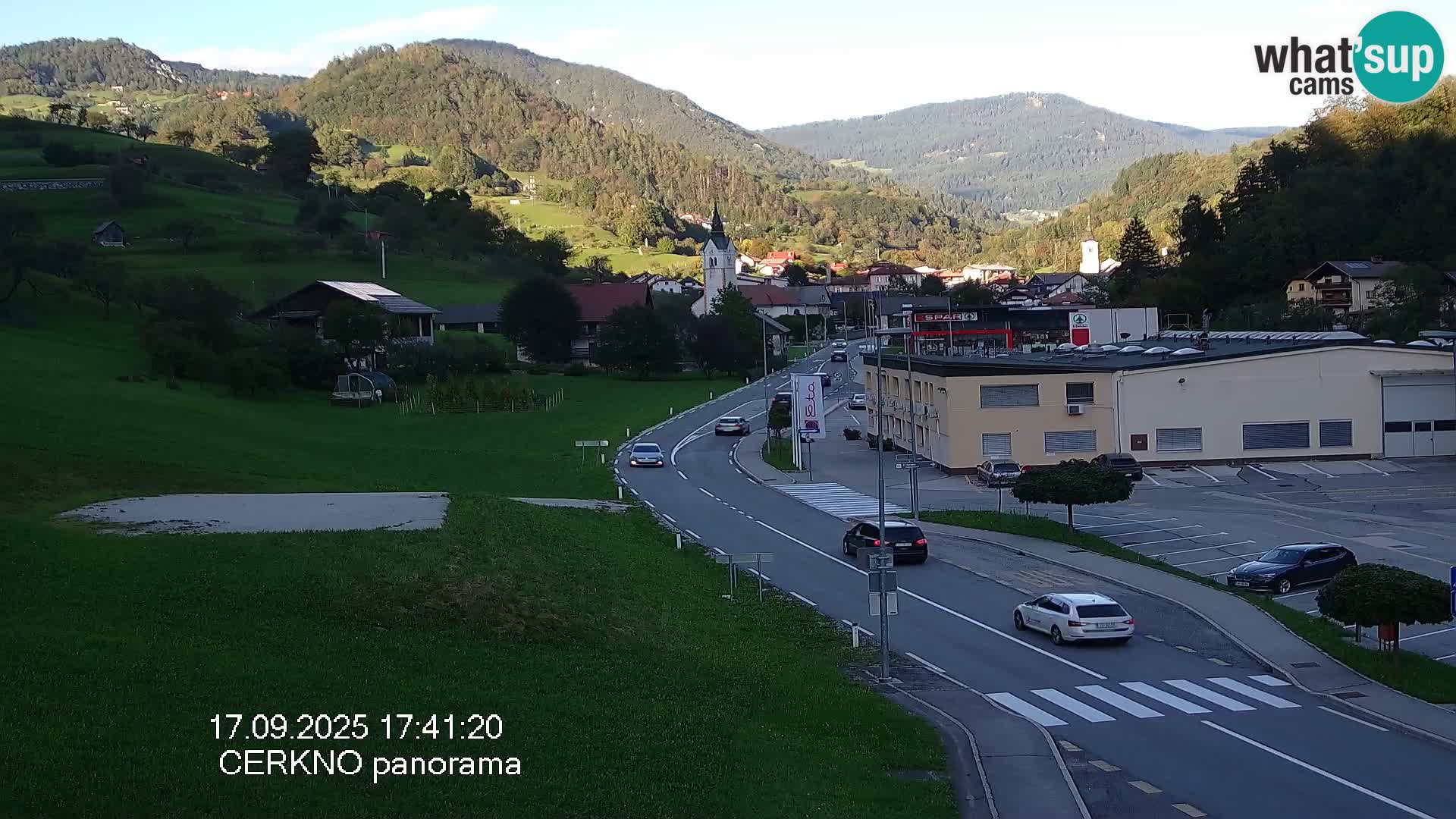 Cerkno Stadteingang Live-Webcam