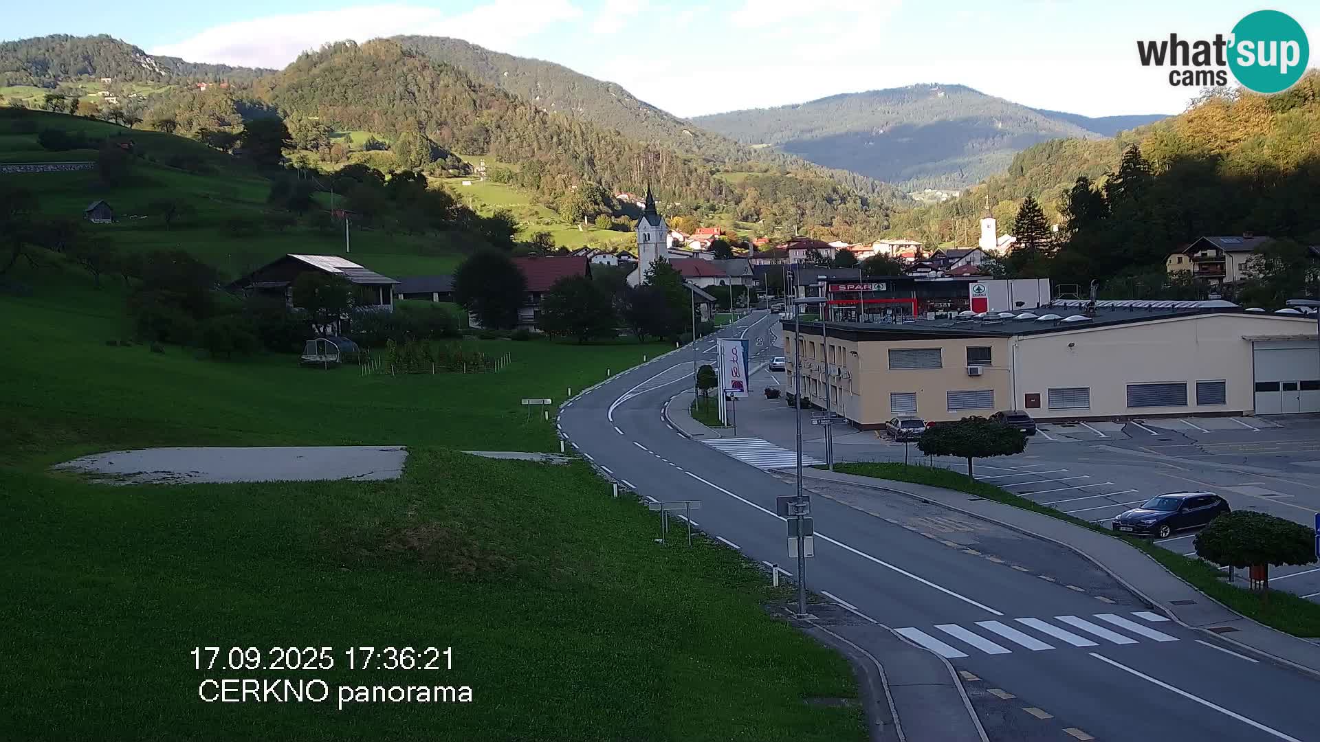 Cerkno Stadteingang Live-Webcam