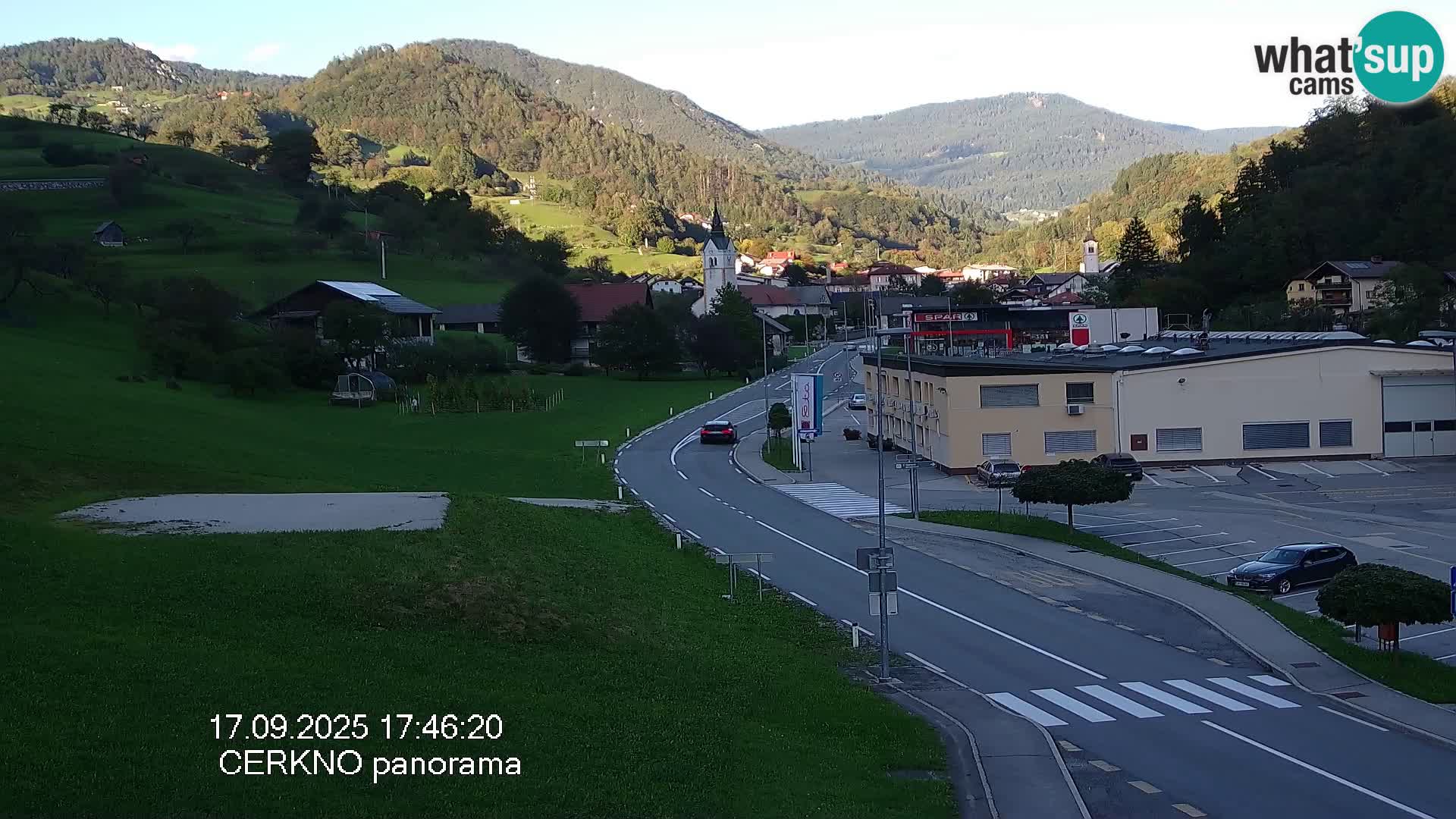 Cerkno ulaz u grad – Kamera uživo