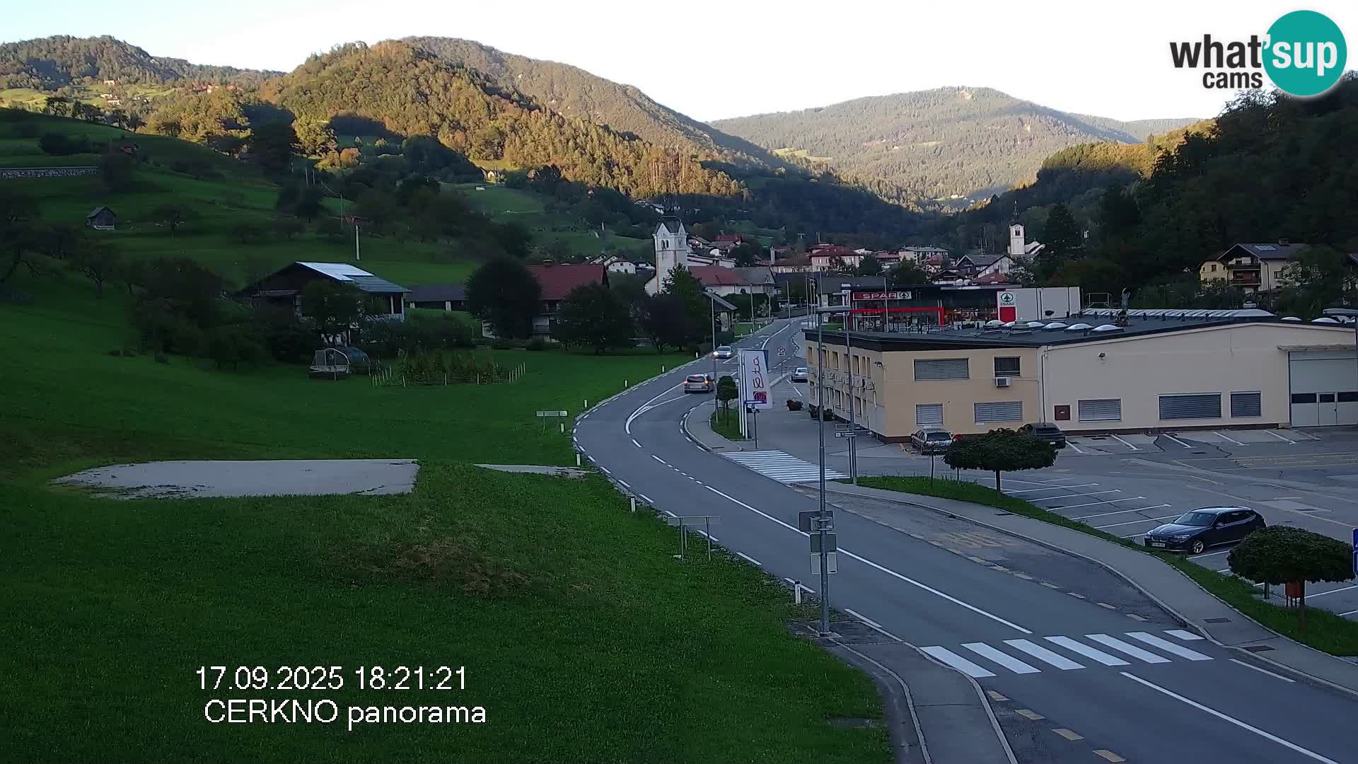 Cerkno Stadteingang Live-Webcam