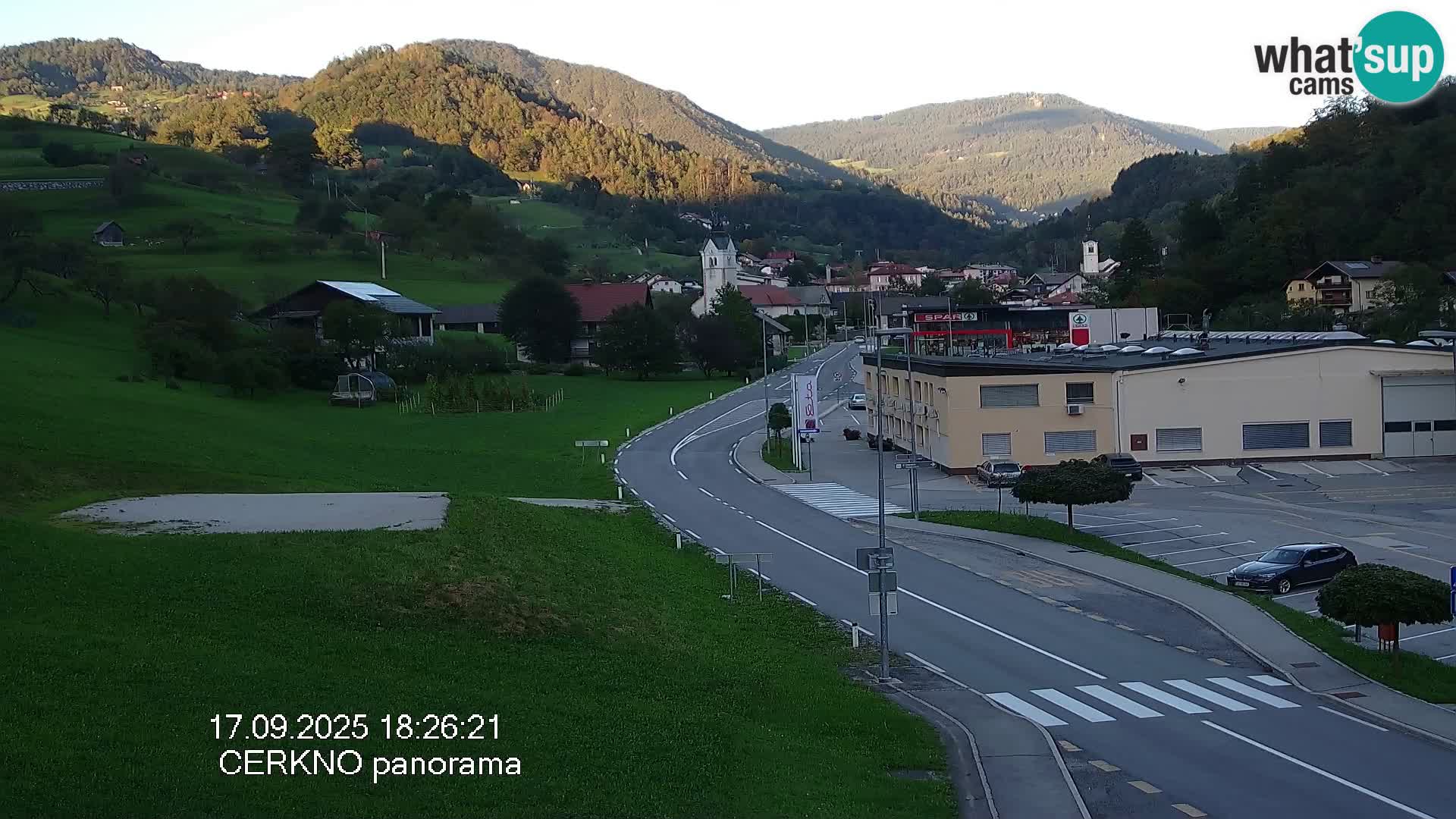 Cerkno ulaz u grad – Kamera uživo