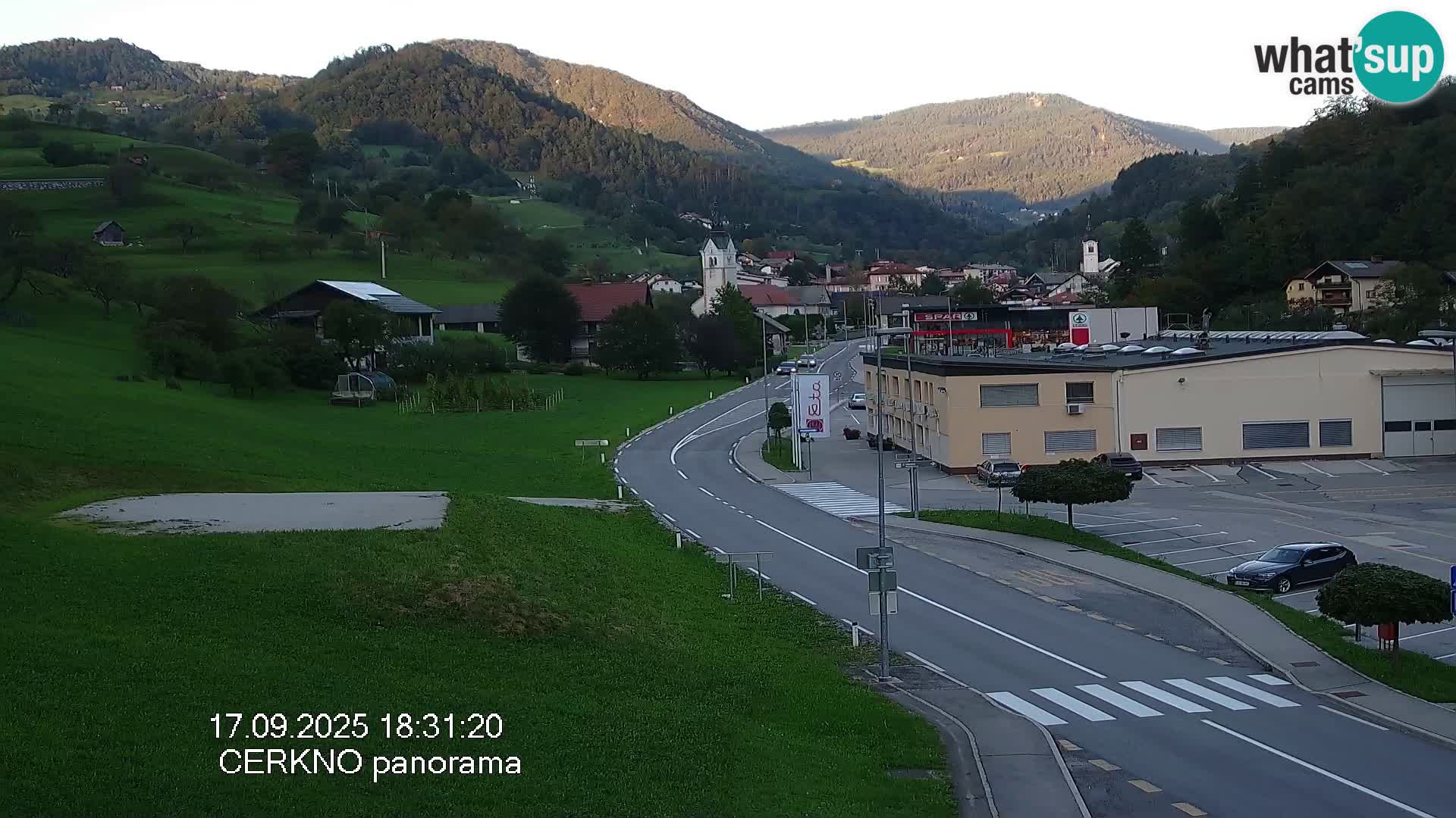 Cerkno ulaz u grad – Kamera uživo