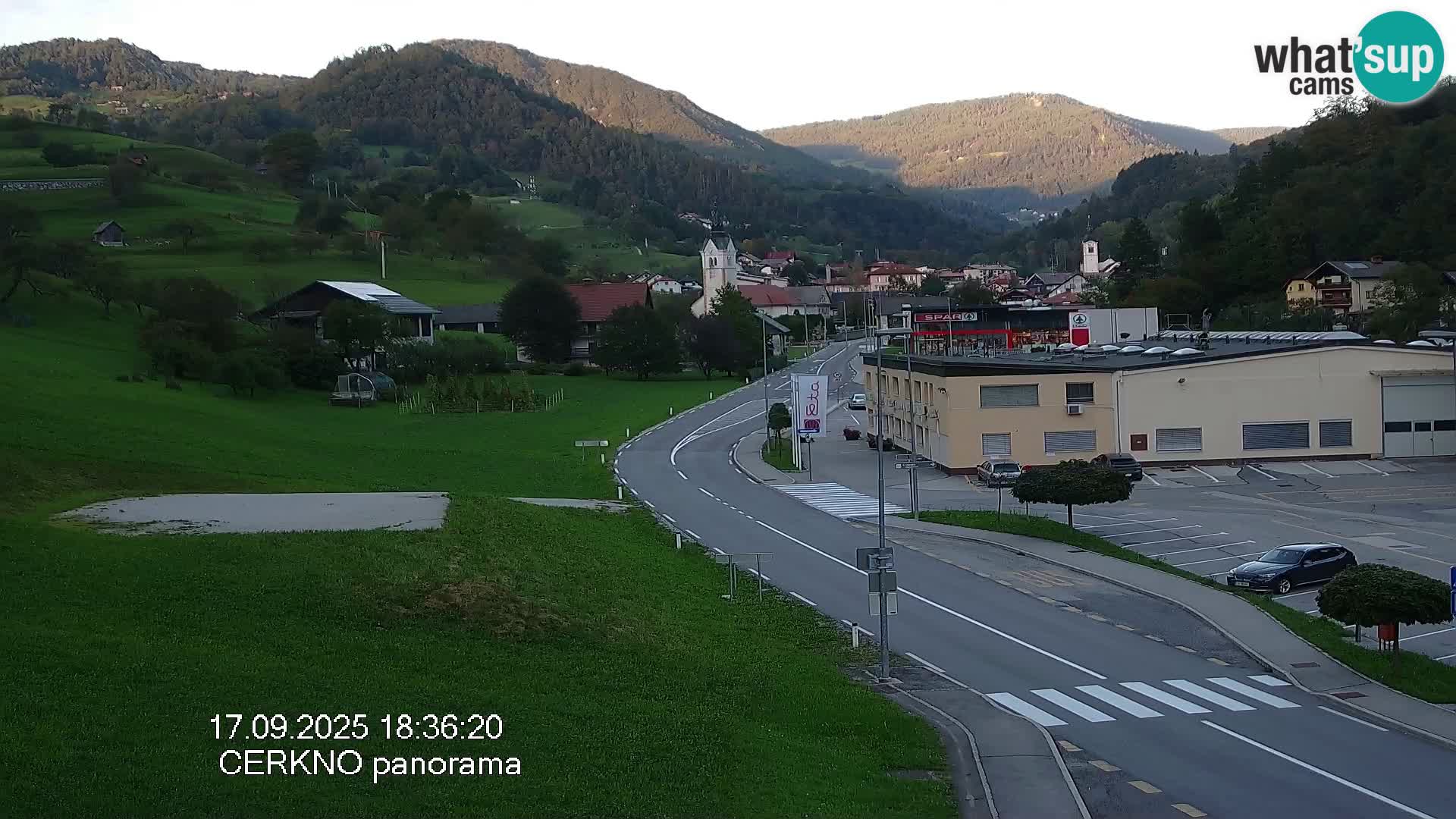 Webcam Ingresso Città di Cerkno