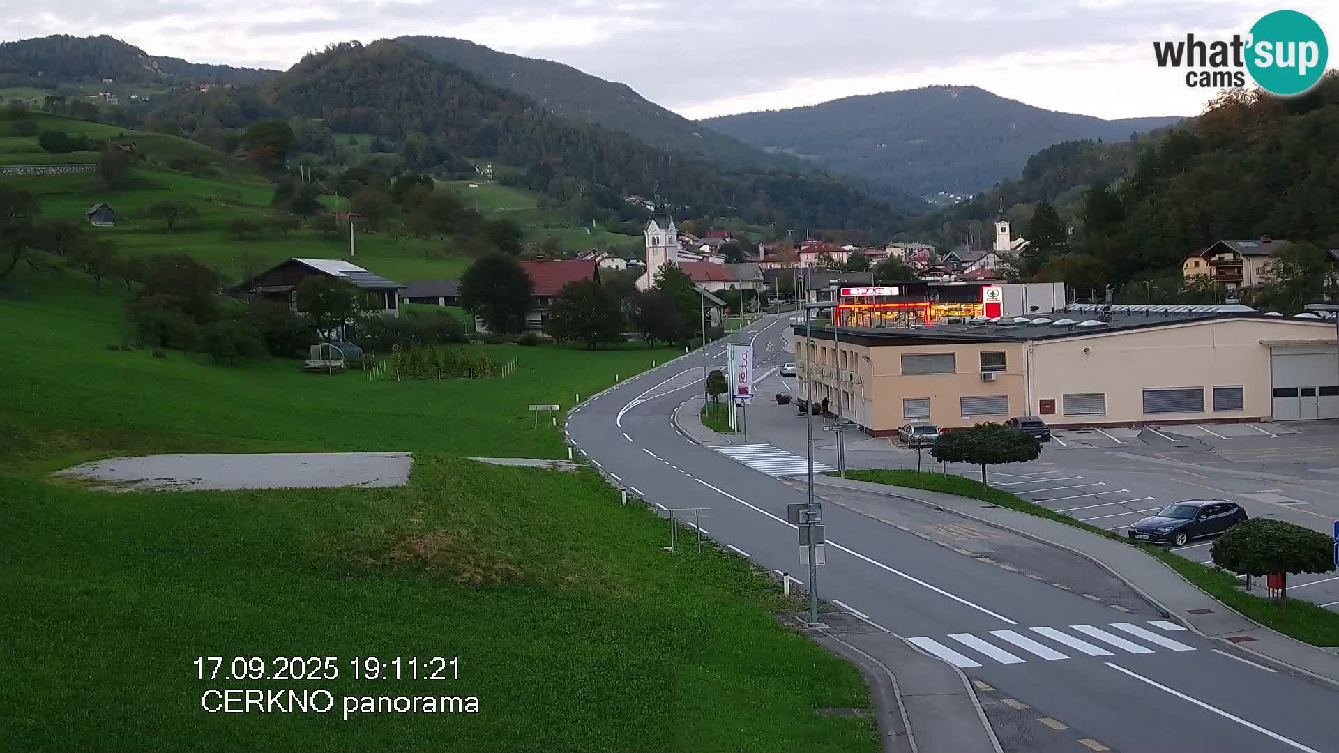Webcam Ingresso Città di Cerkno