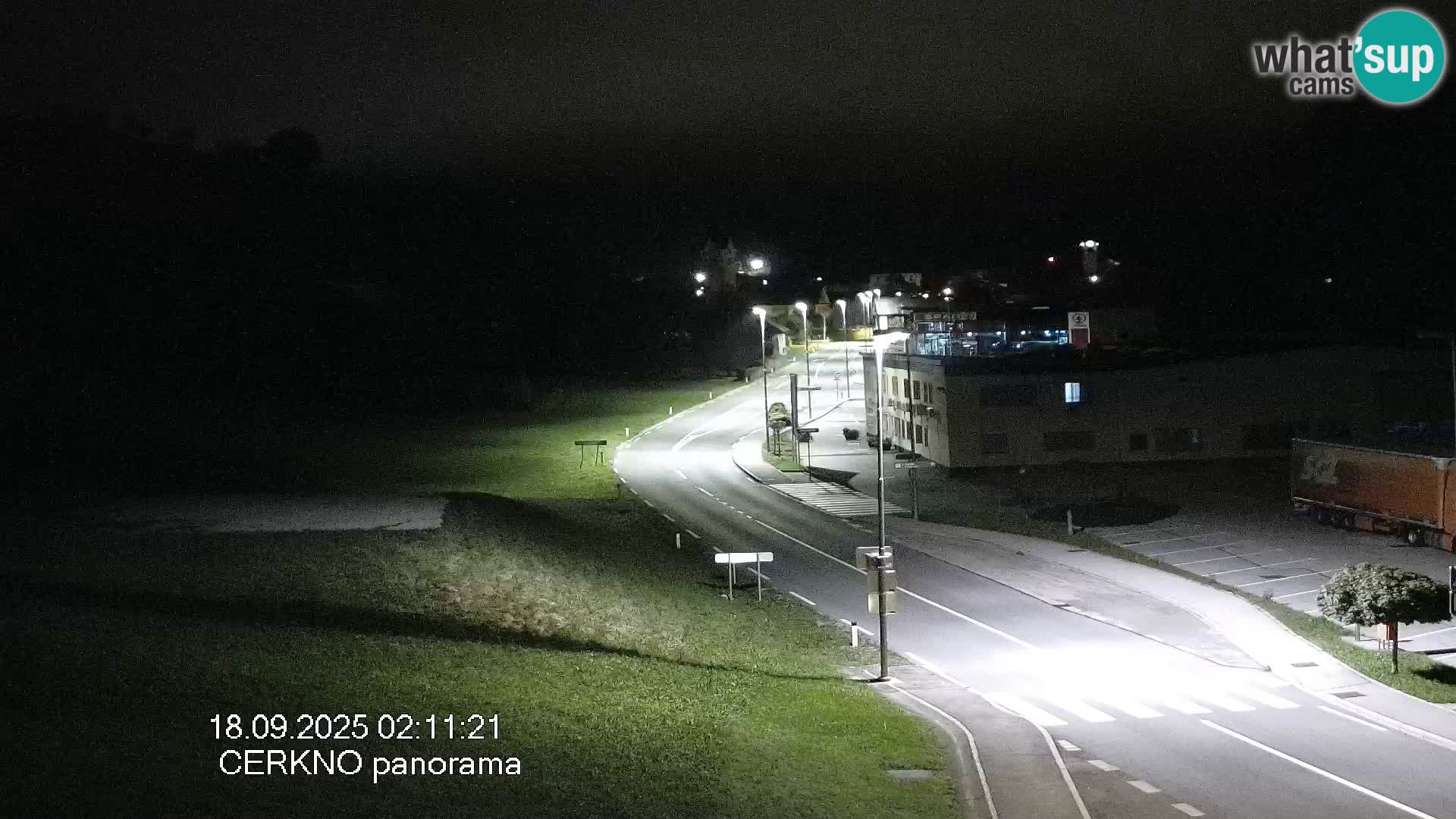 Cerkno city entrance Live Webcam