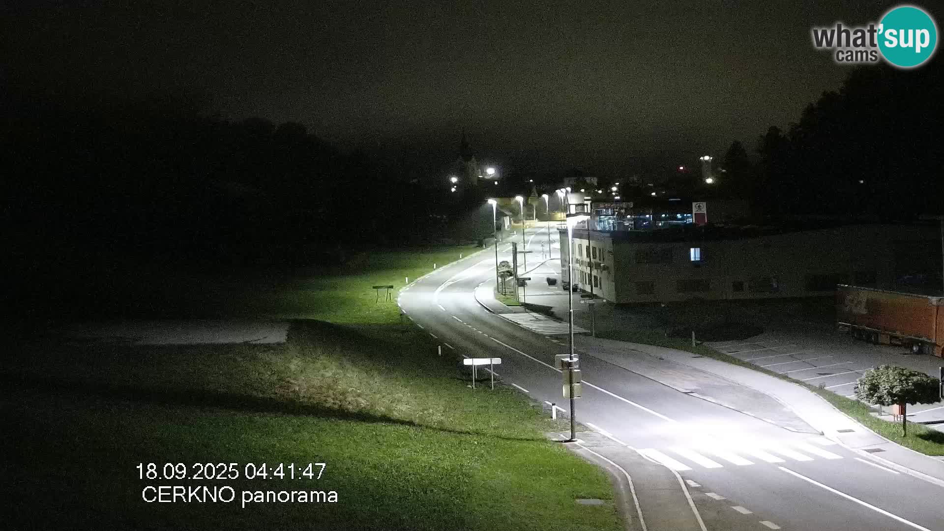 Cerkno entrada a la ciudad Webcam en vivo