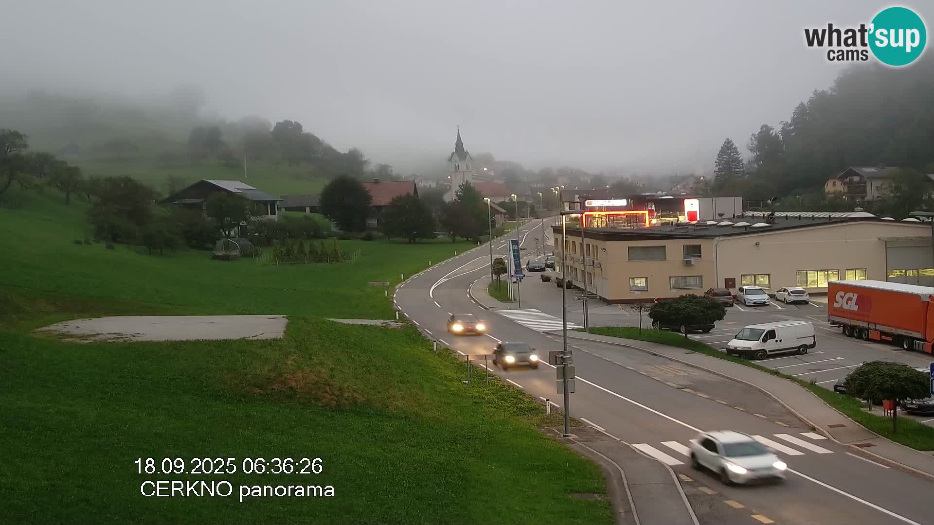 Cerkno ulaz u grad – Kamera uživo