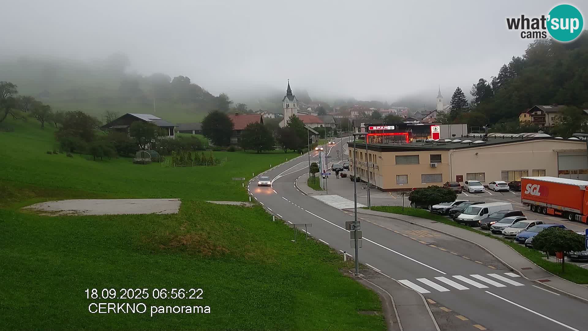 Cerkno ulaz u grad – Kamera uživo