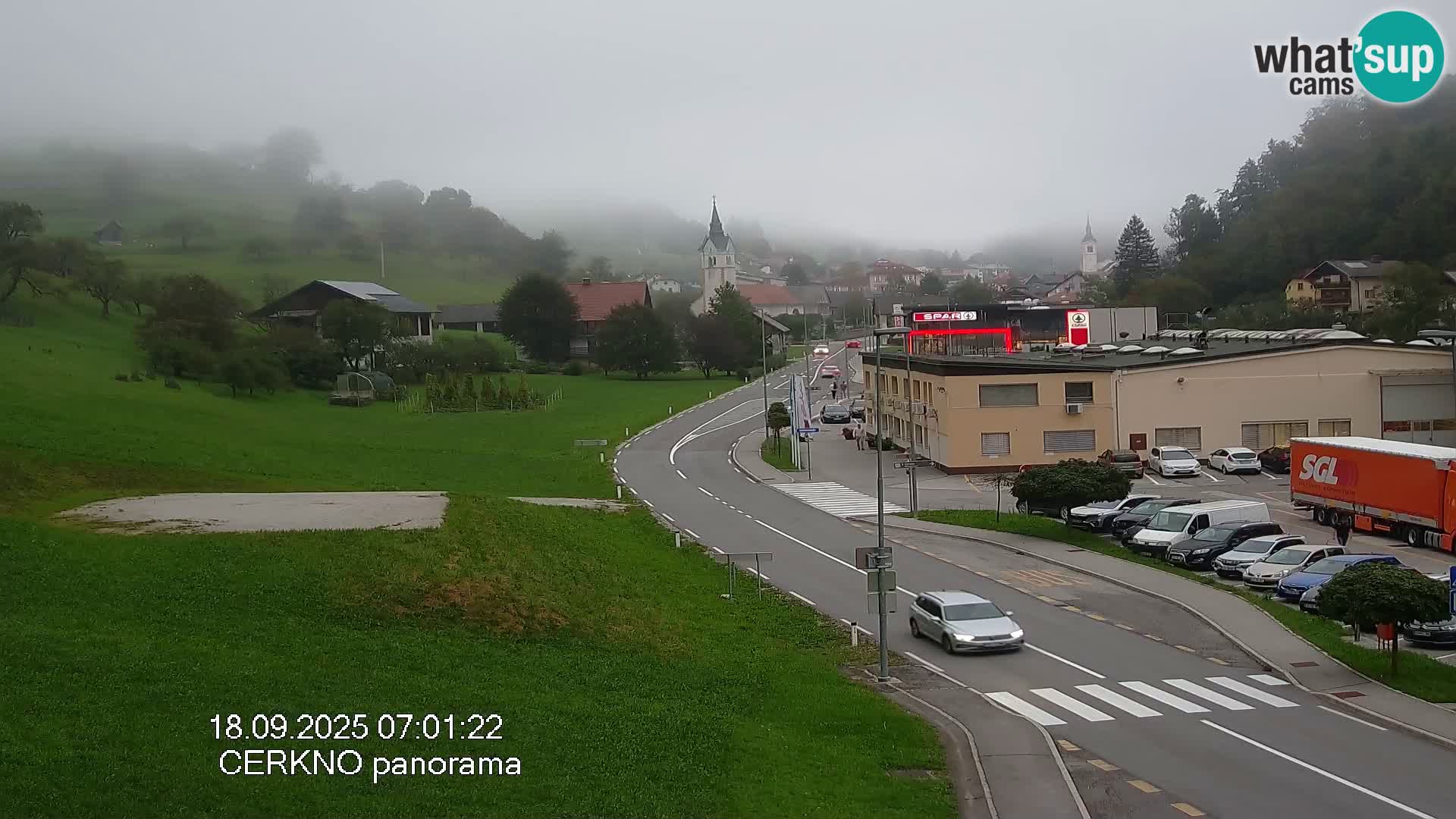 Cerkno ulaz u grad – Kamera uživo
