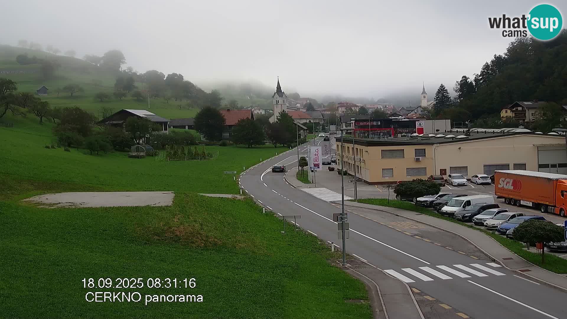Cerkno ulaz u grad – Kamera uživo