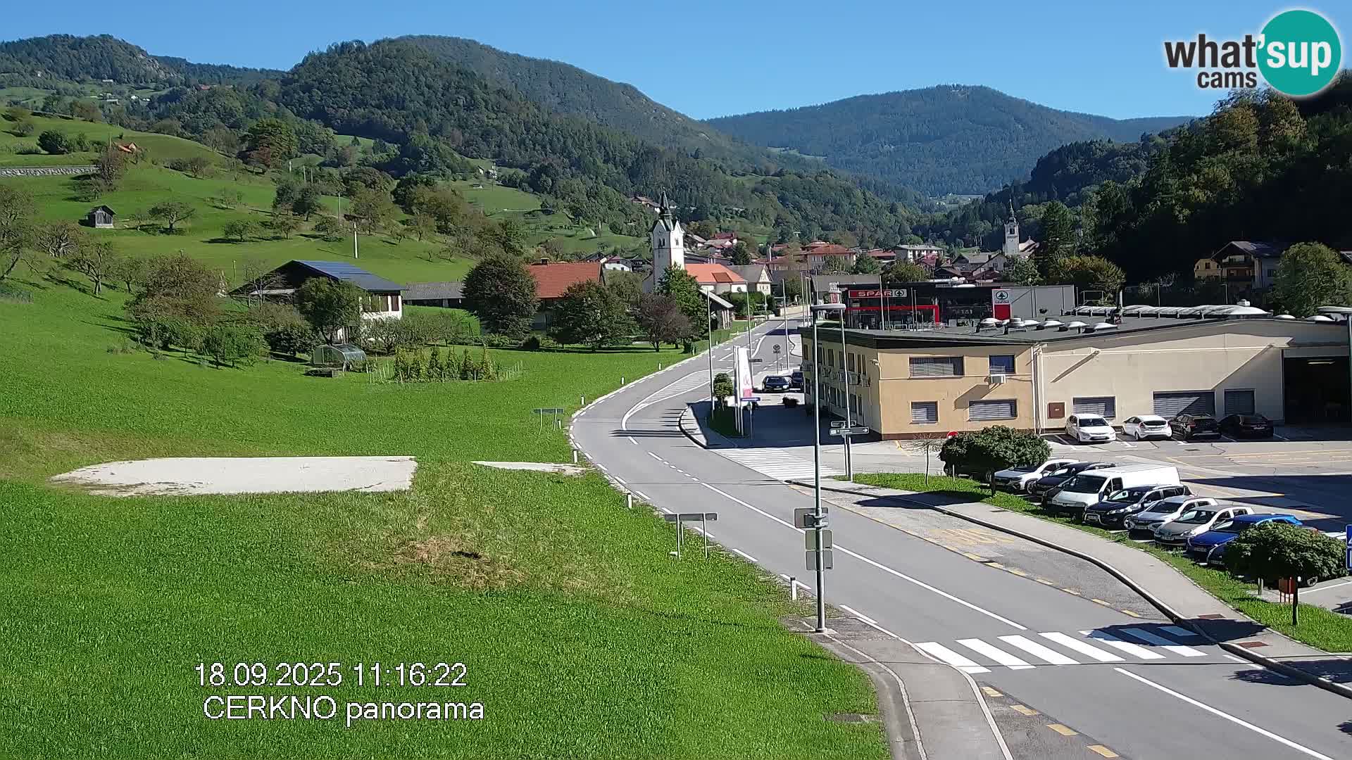 Webcam Ingresso Città di Cerkno