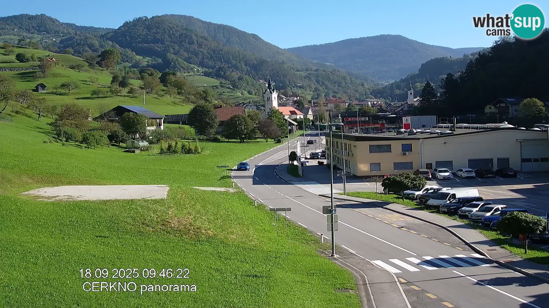Cerkno Stadteingang Live-Webcam
