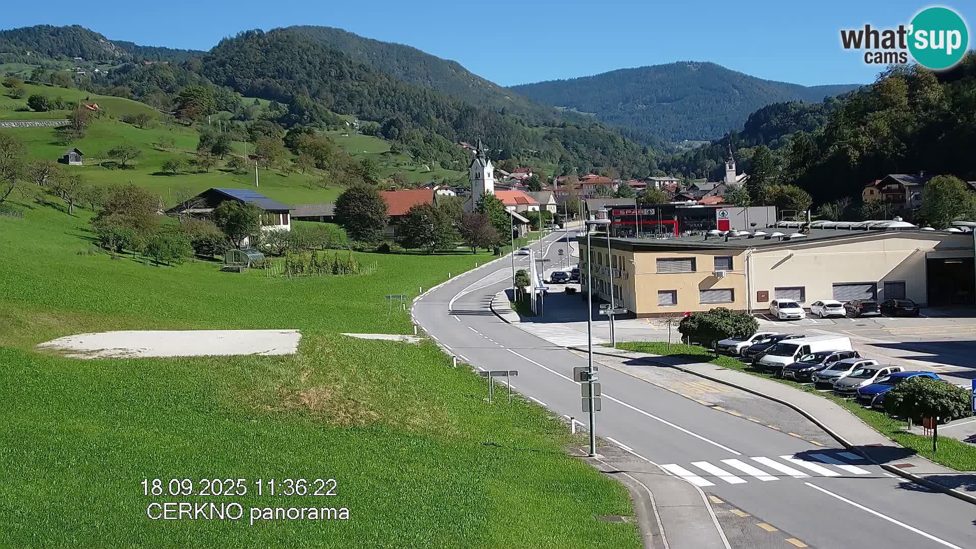 Webcam Ingresso Città di Cerkno