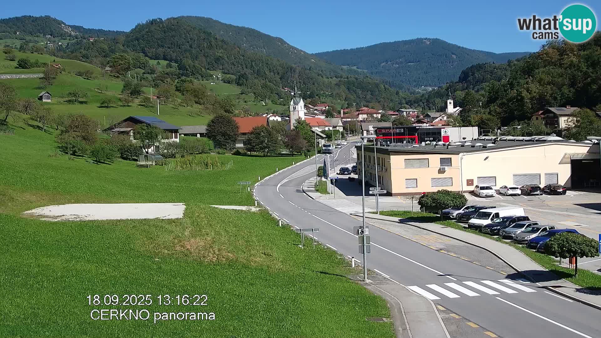 Webcam Ingresso Città di Cerkno