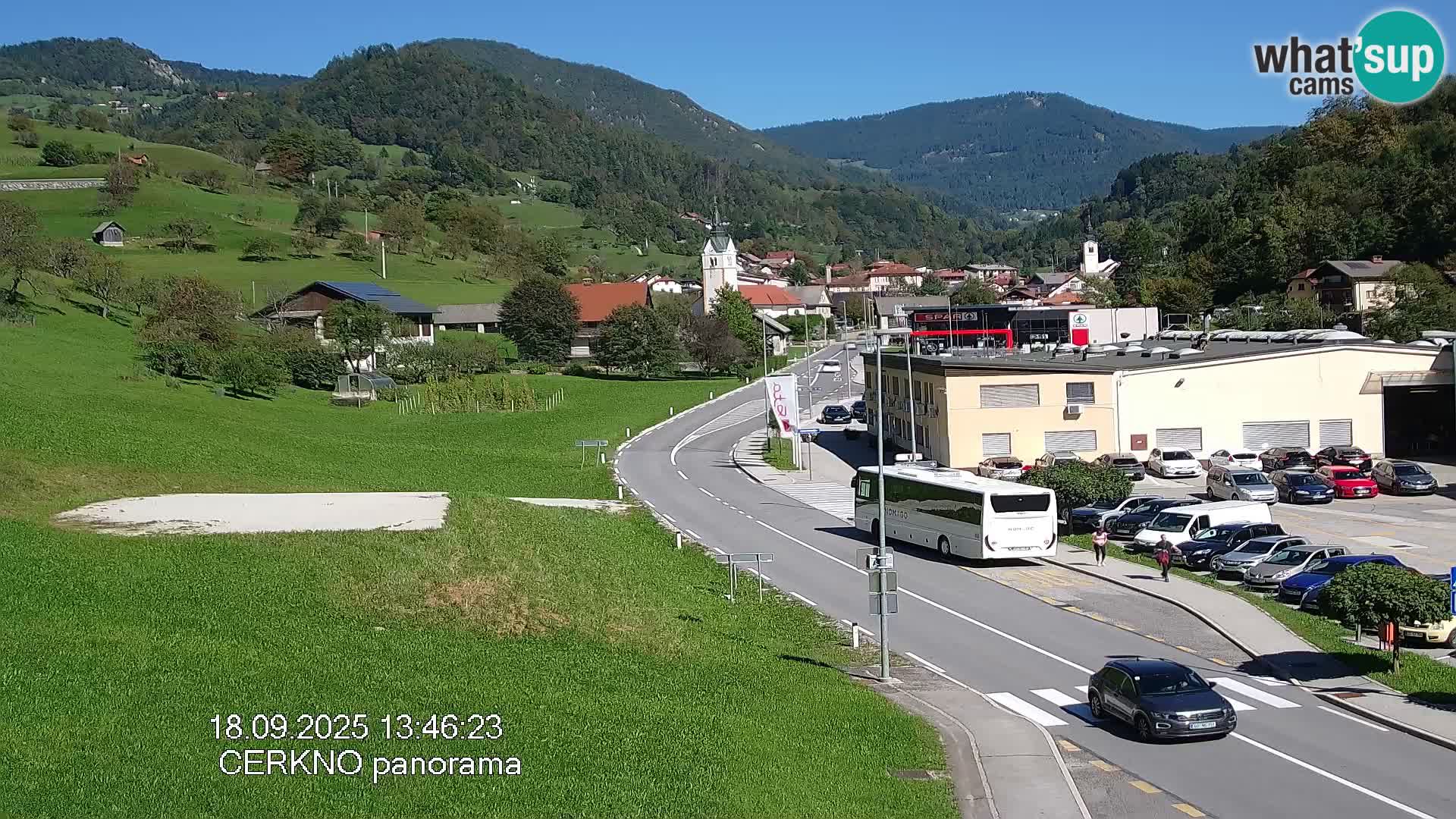 Webcam Ingresso Città di Cerkno