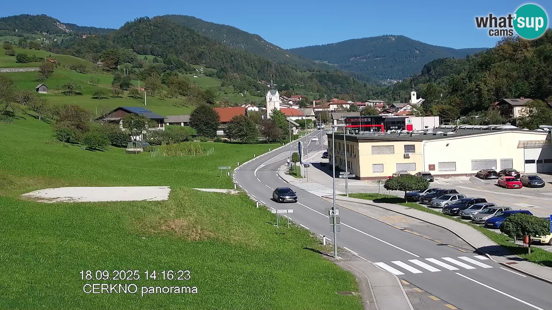 Webcam Ingresso Città di Cerkno