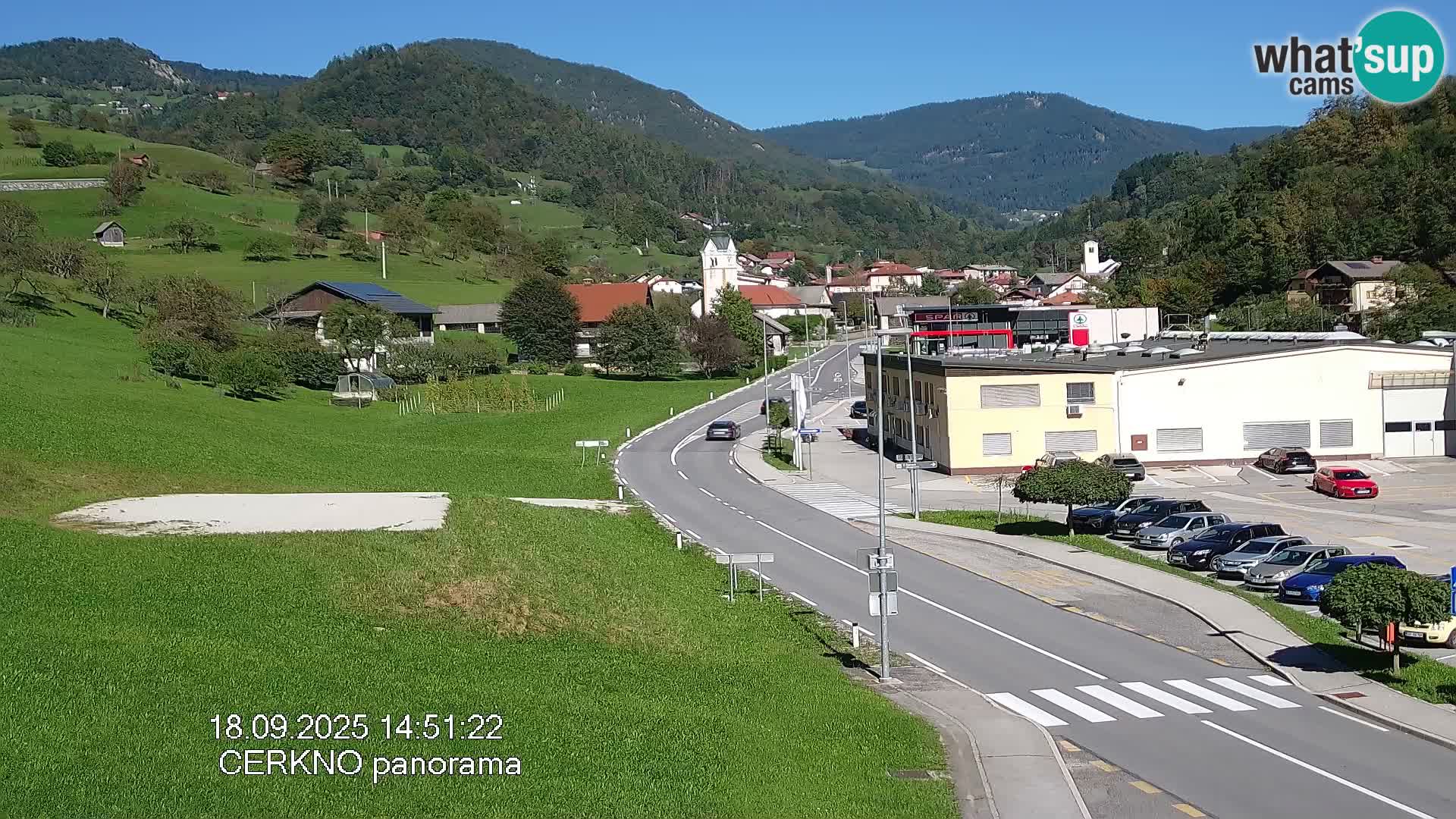Cerkno ulaz u grad – Kamera uživo