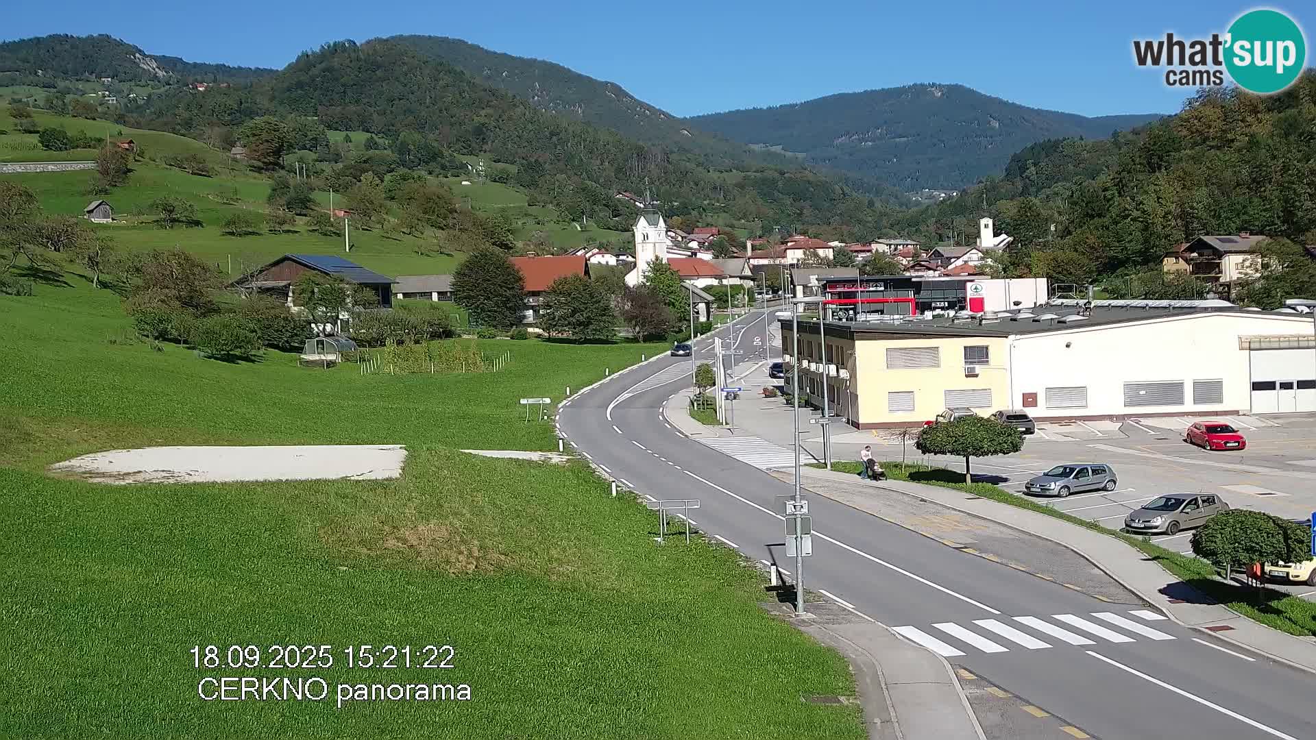Cerkno Stadteingang Live-Webcam