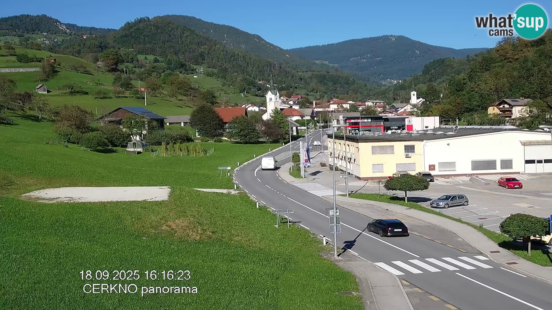 Webcam Ingresso Città di Cerkno