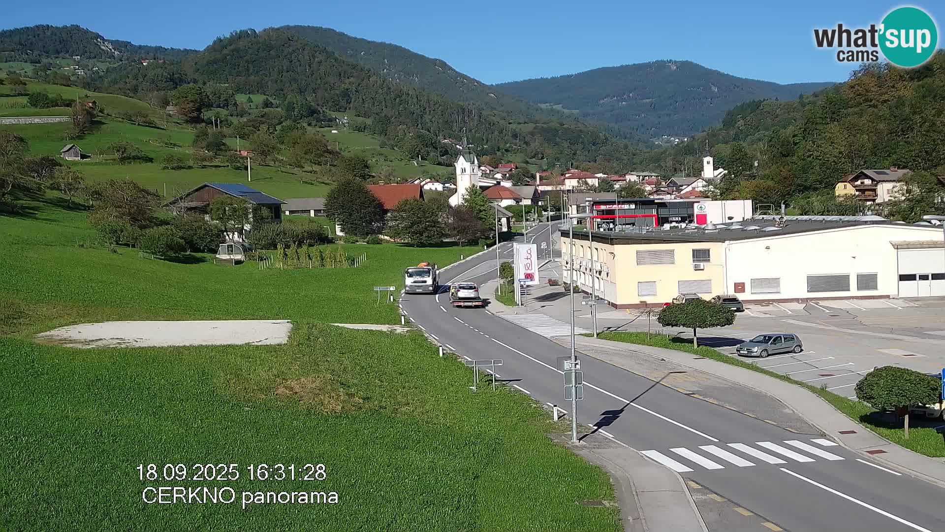 Cerkno Stadteingang Live-Webcam
