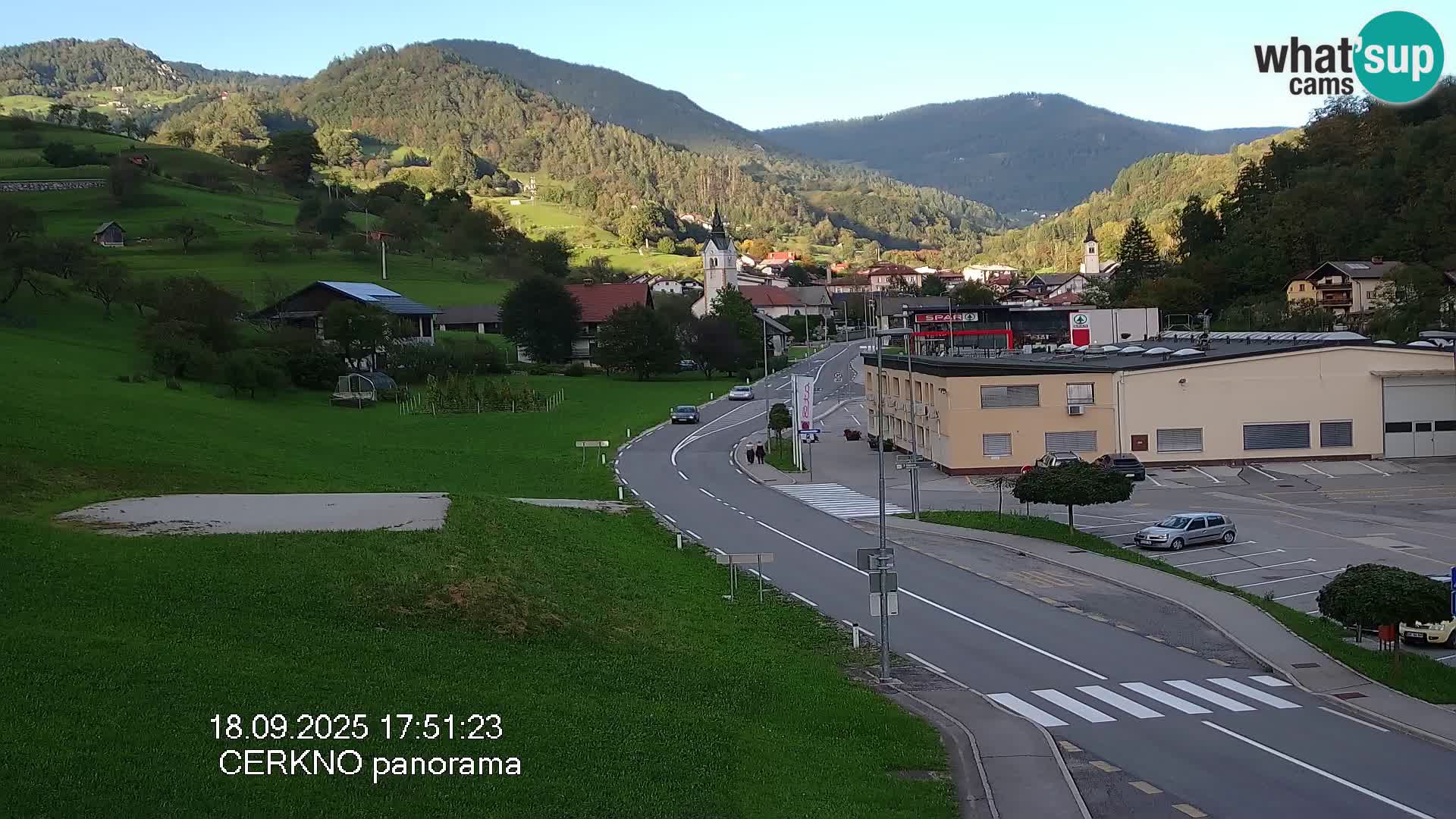 Cerkno Stadteingang Live-Webcam