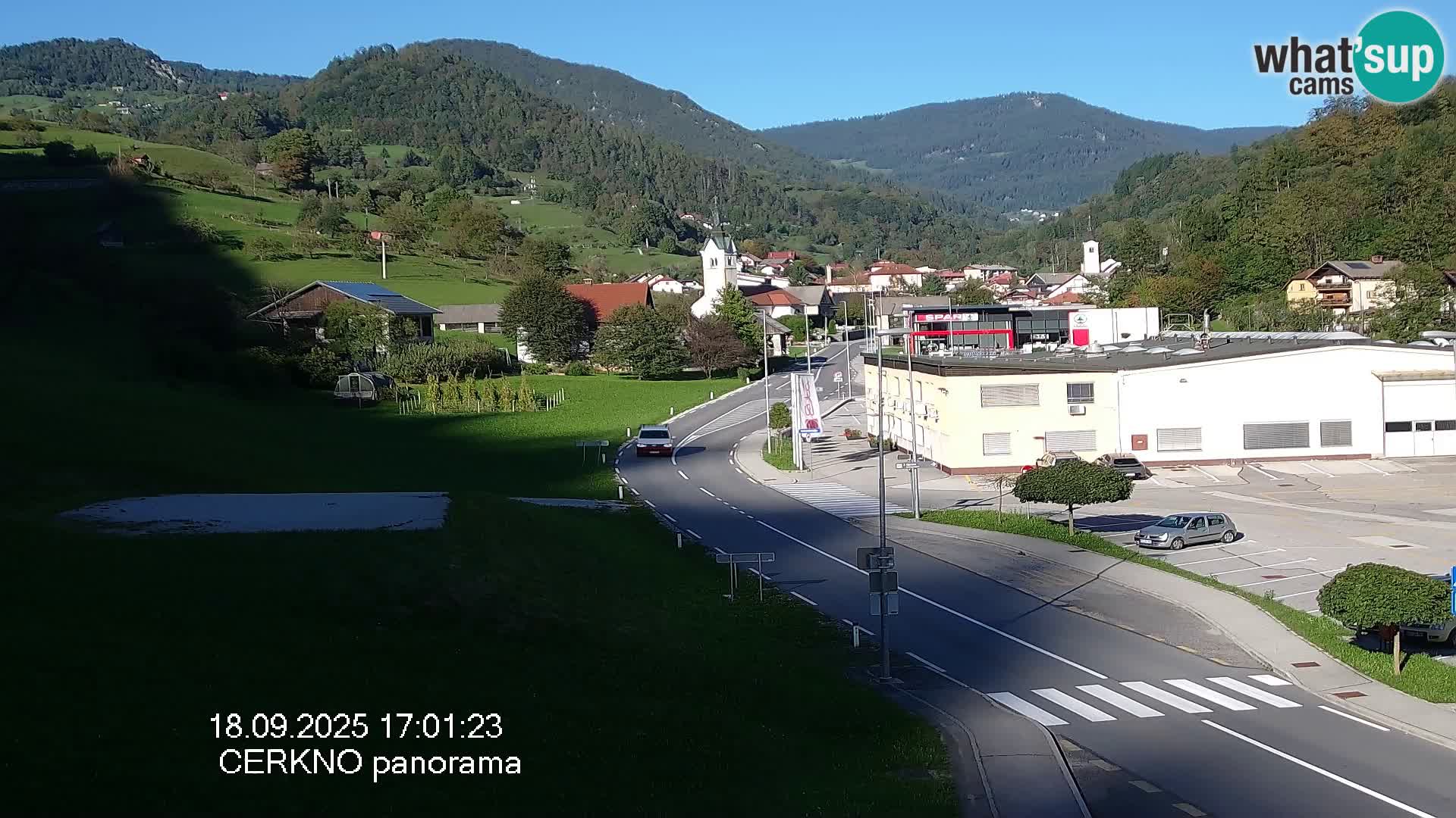 Cerkno ulaz u grad – Kamera uživo