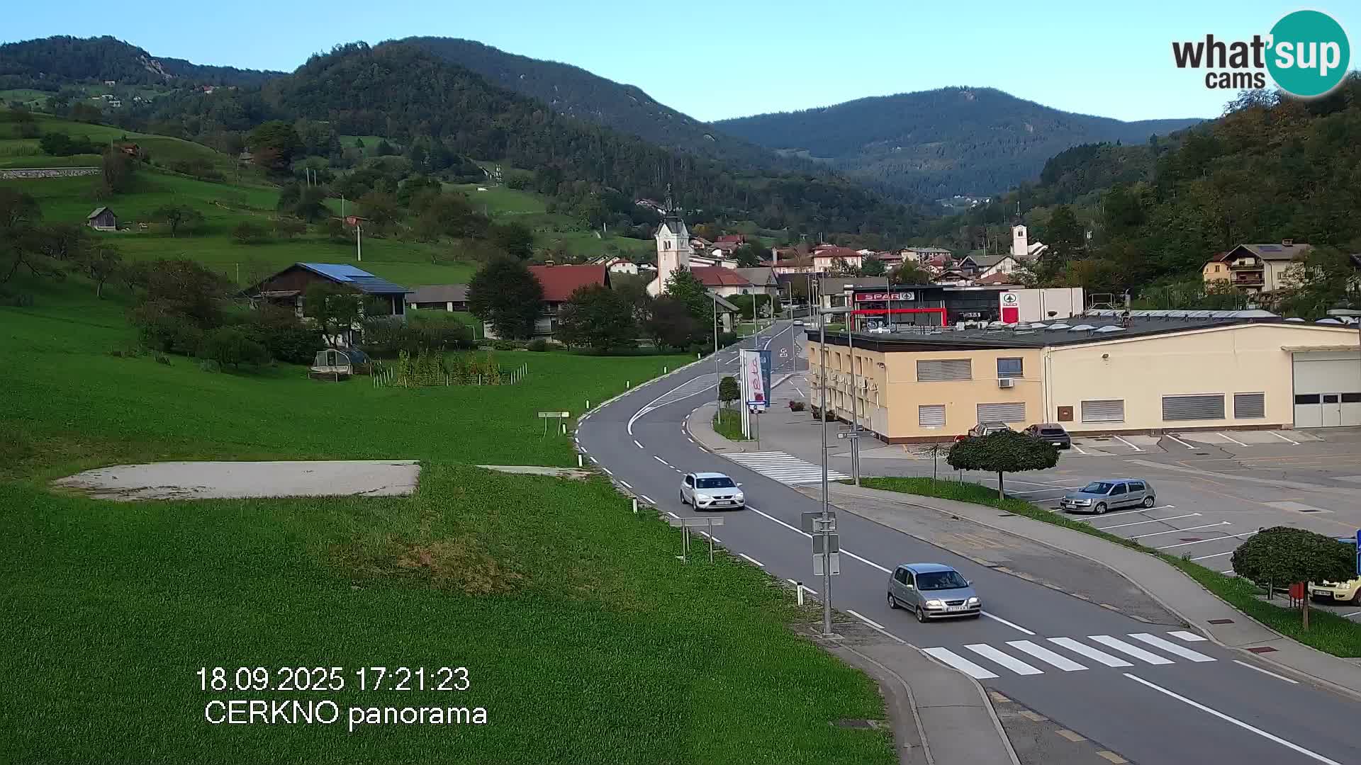 Cerkno ulaz u grad – Kamera uživo