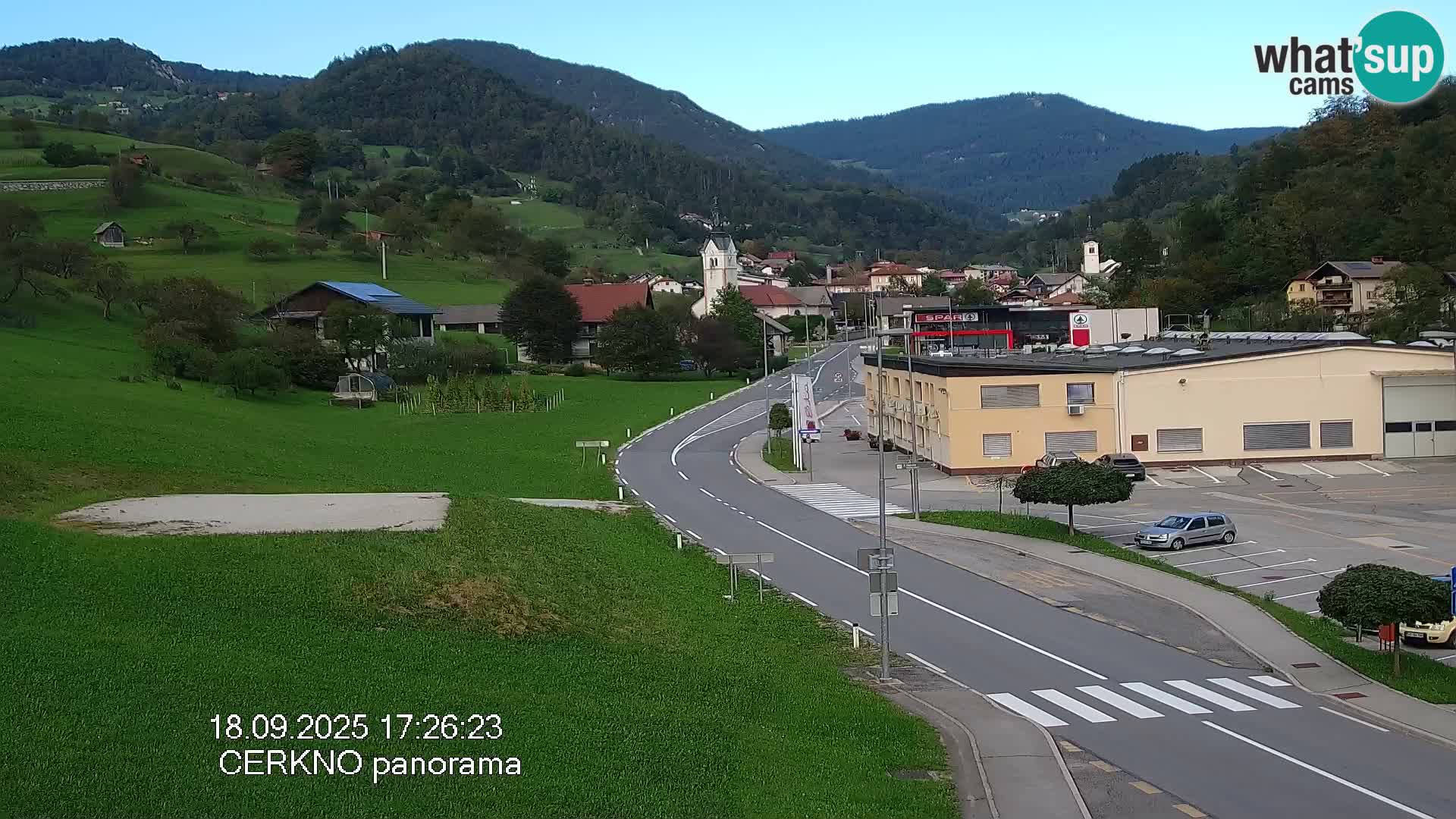 Cerkno Stadteingang Live-Webcam