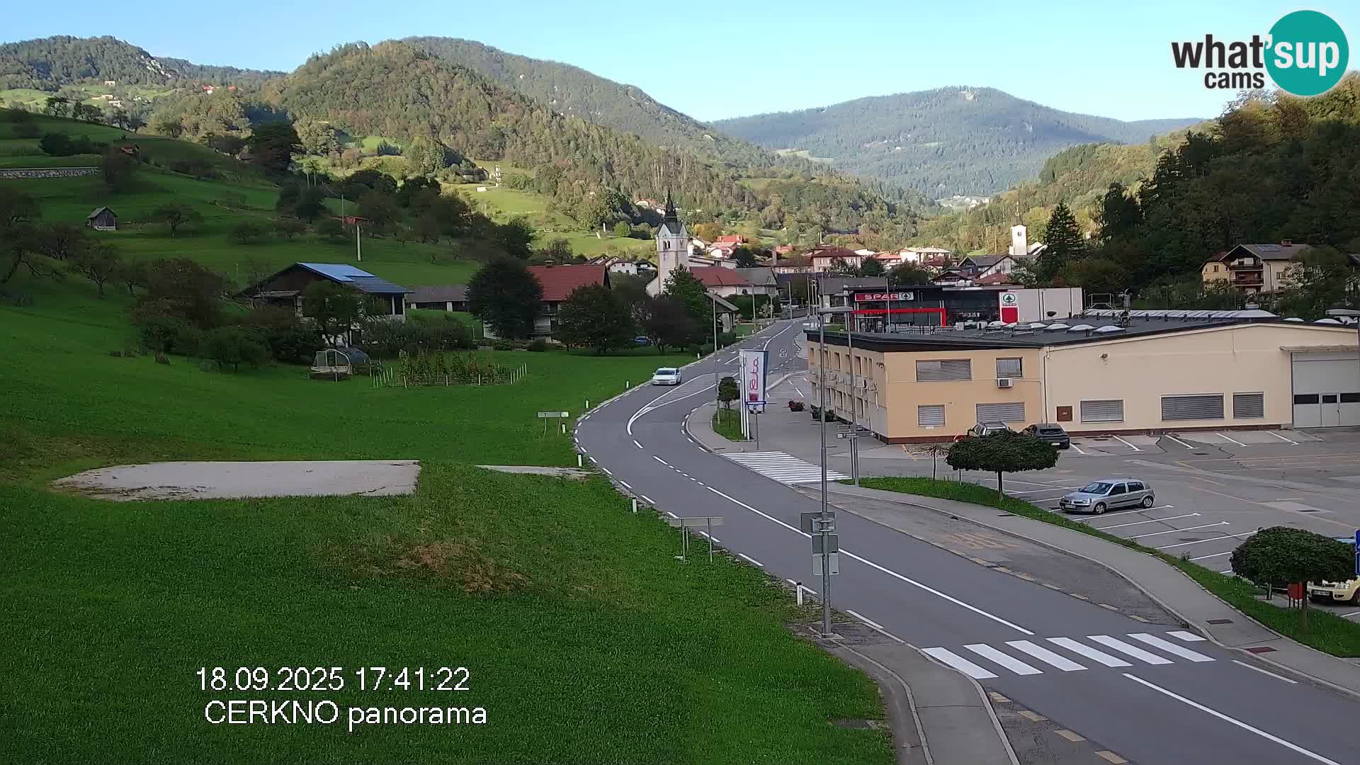 Webcam Ingresso Città di Cerkno