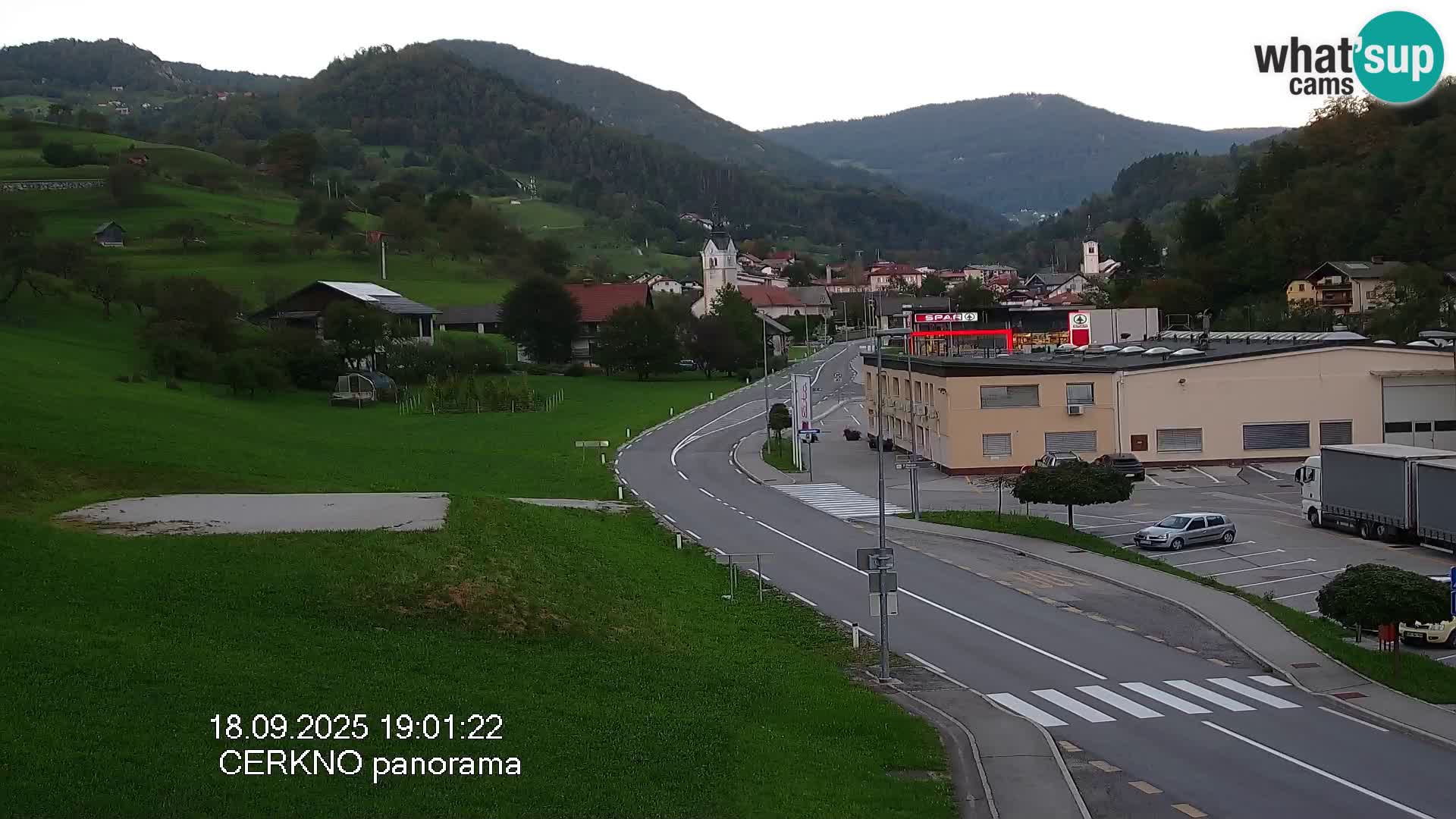 Cerkno Stadteingang Live-Webcam