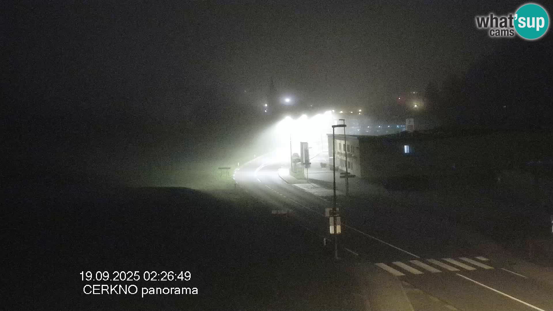 Webcam en direct – Entrée de la ville de Cerkno