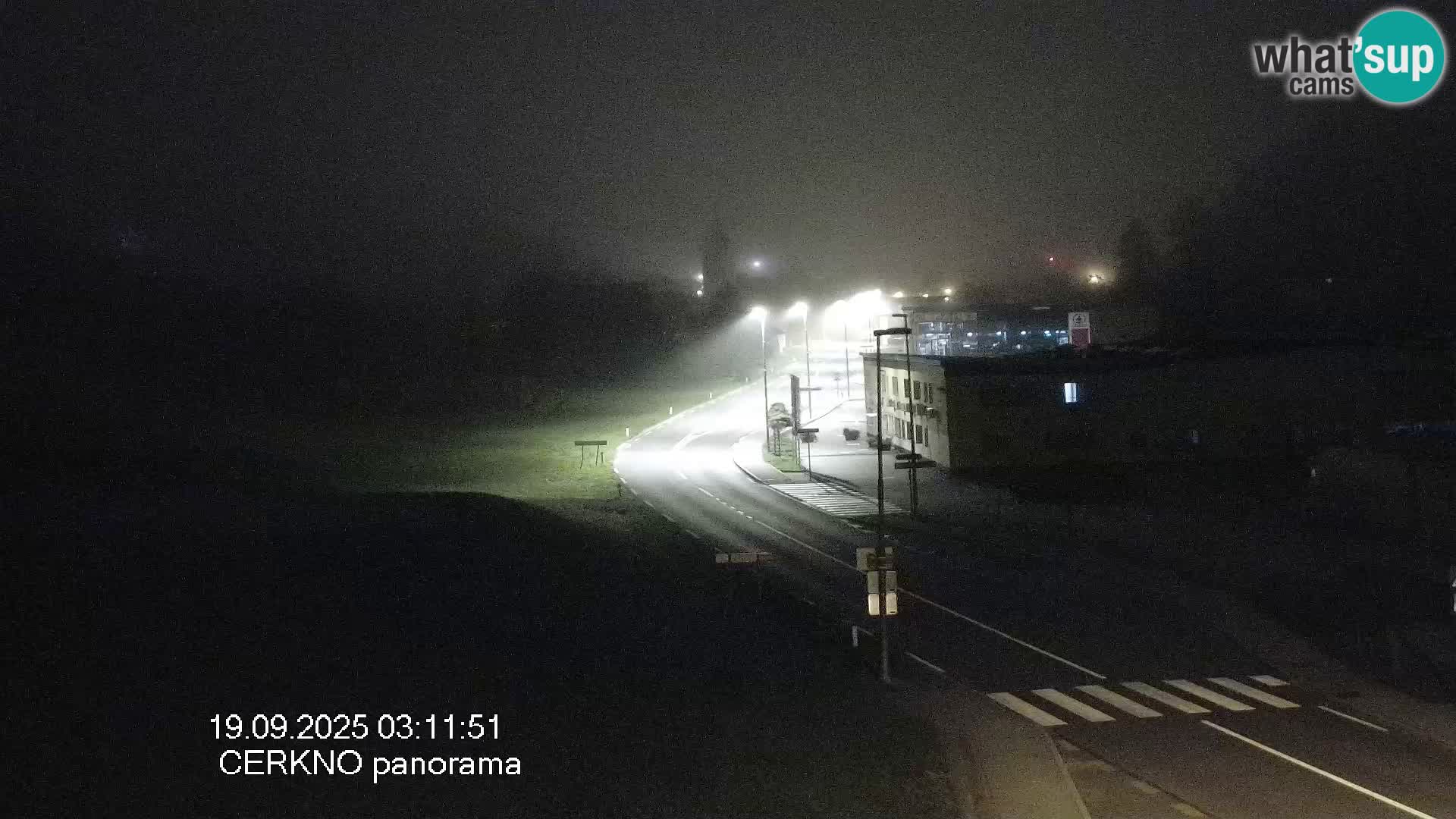 Cerkno city entrance Live Webcam