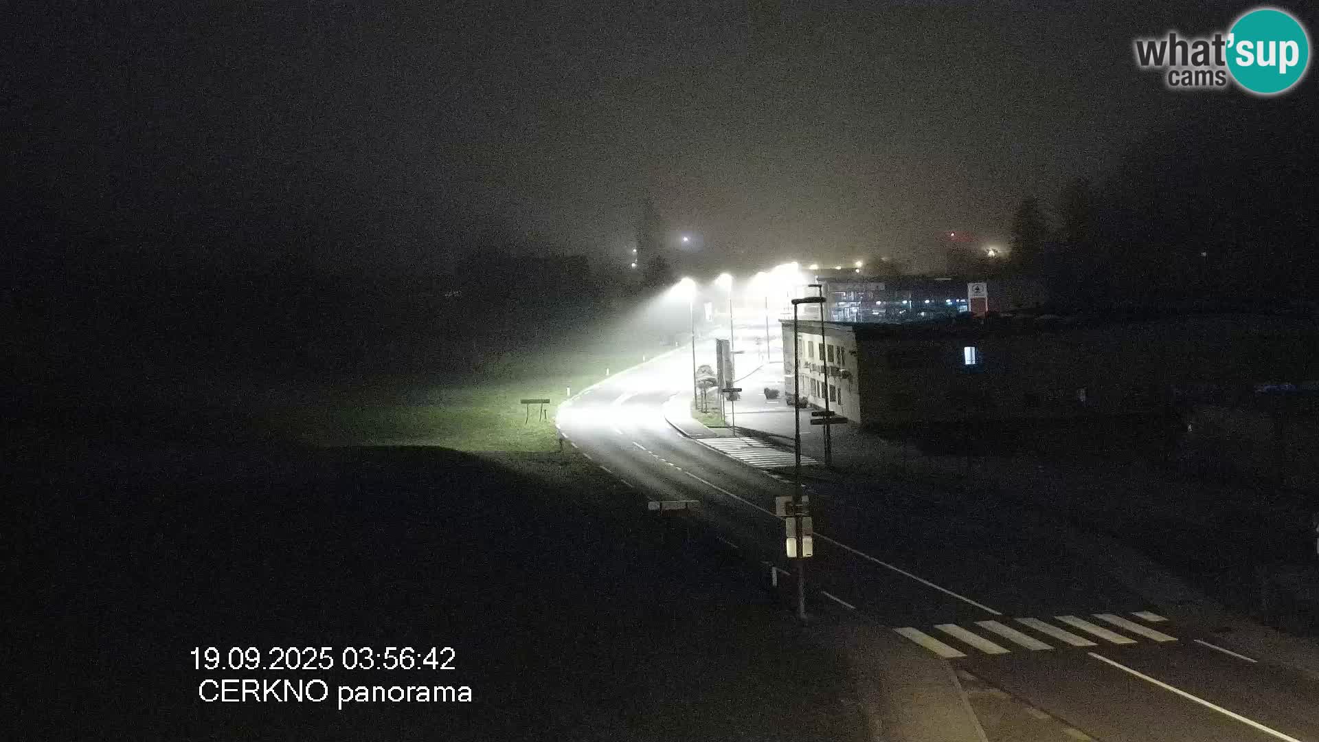 Webcam en direct – Entrée de la ville de Cerkno