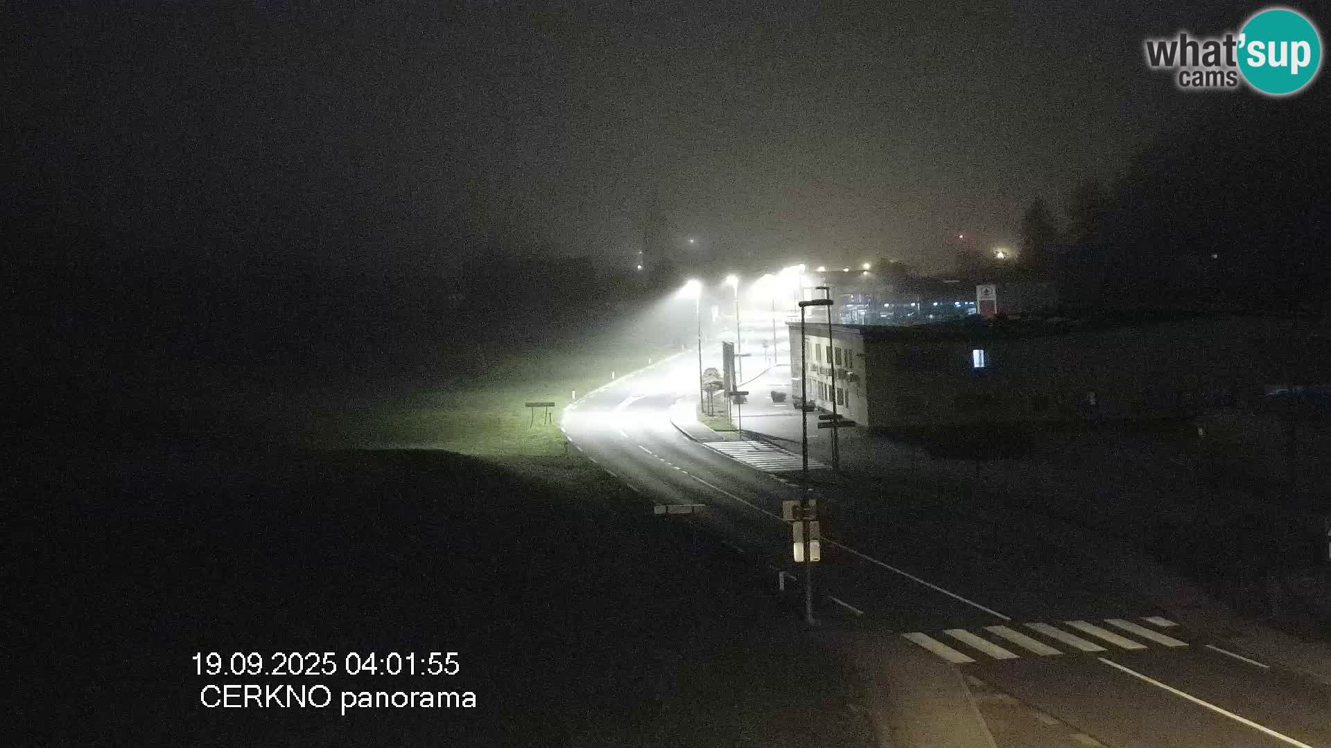 Cerkno city entrance Live Webcam
