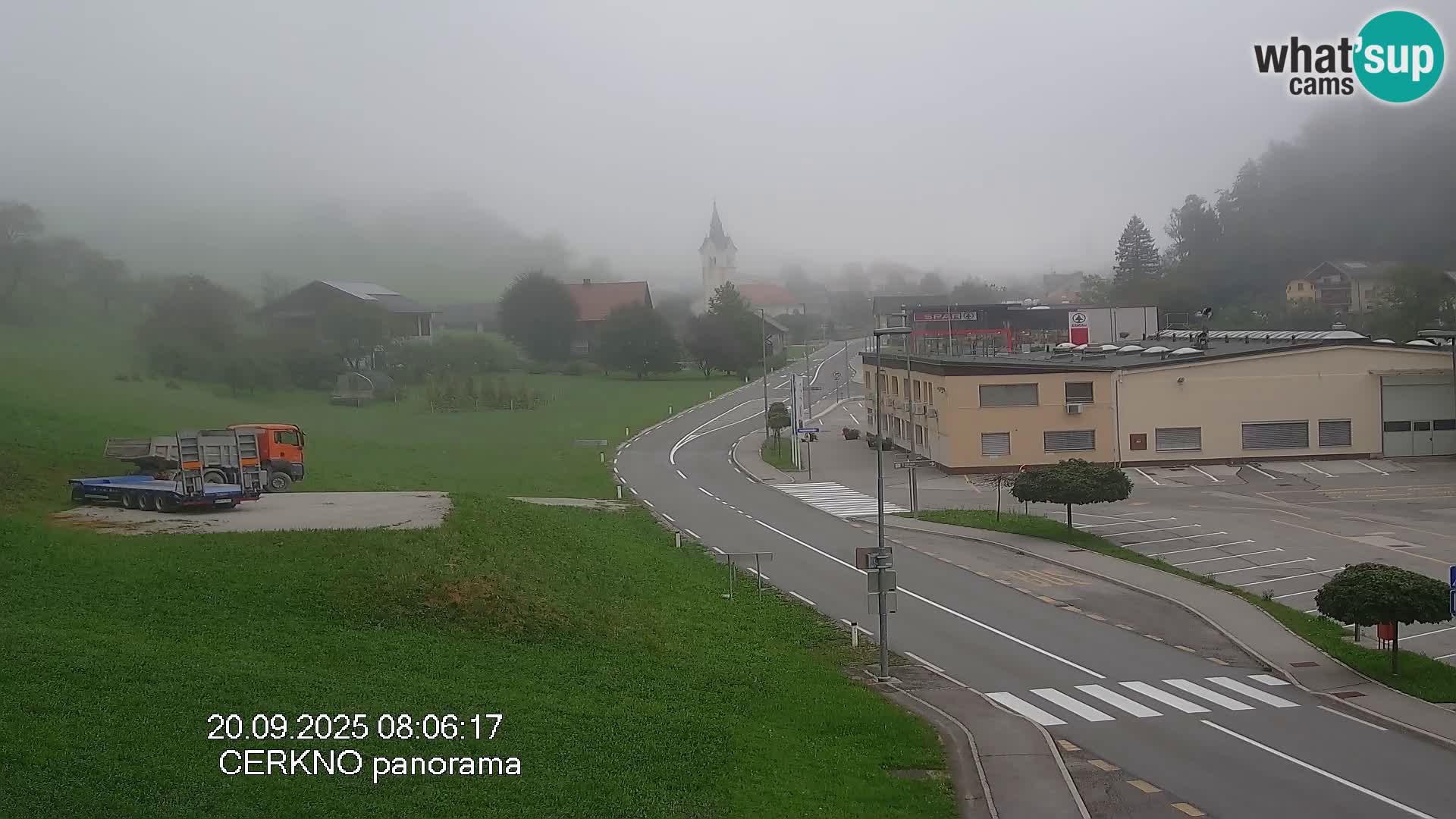 Cerkno entrada a la ciudad Webcam en vivo