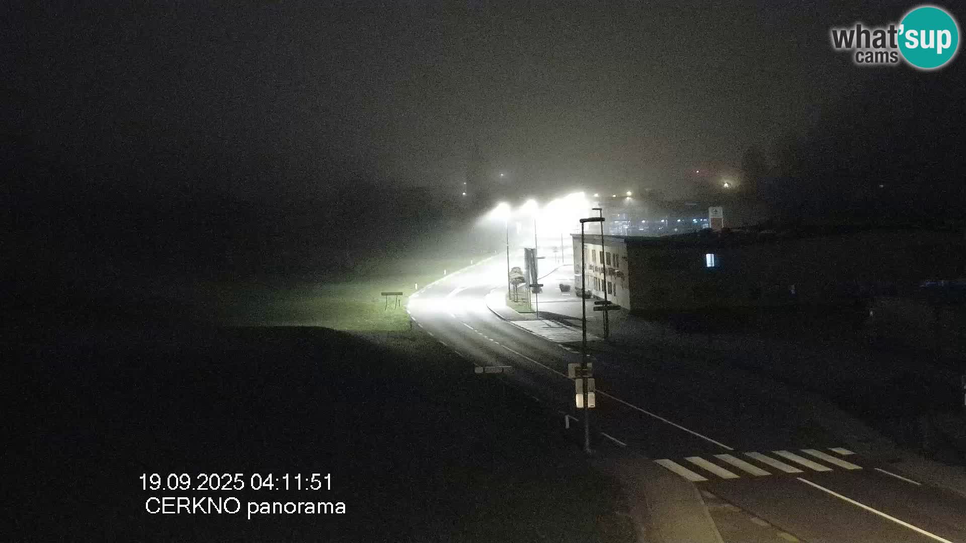 Webcam en direct – Entrée de la ville de Cerkno