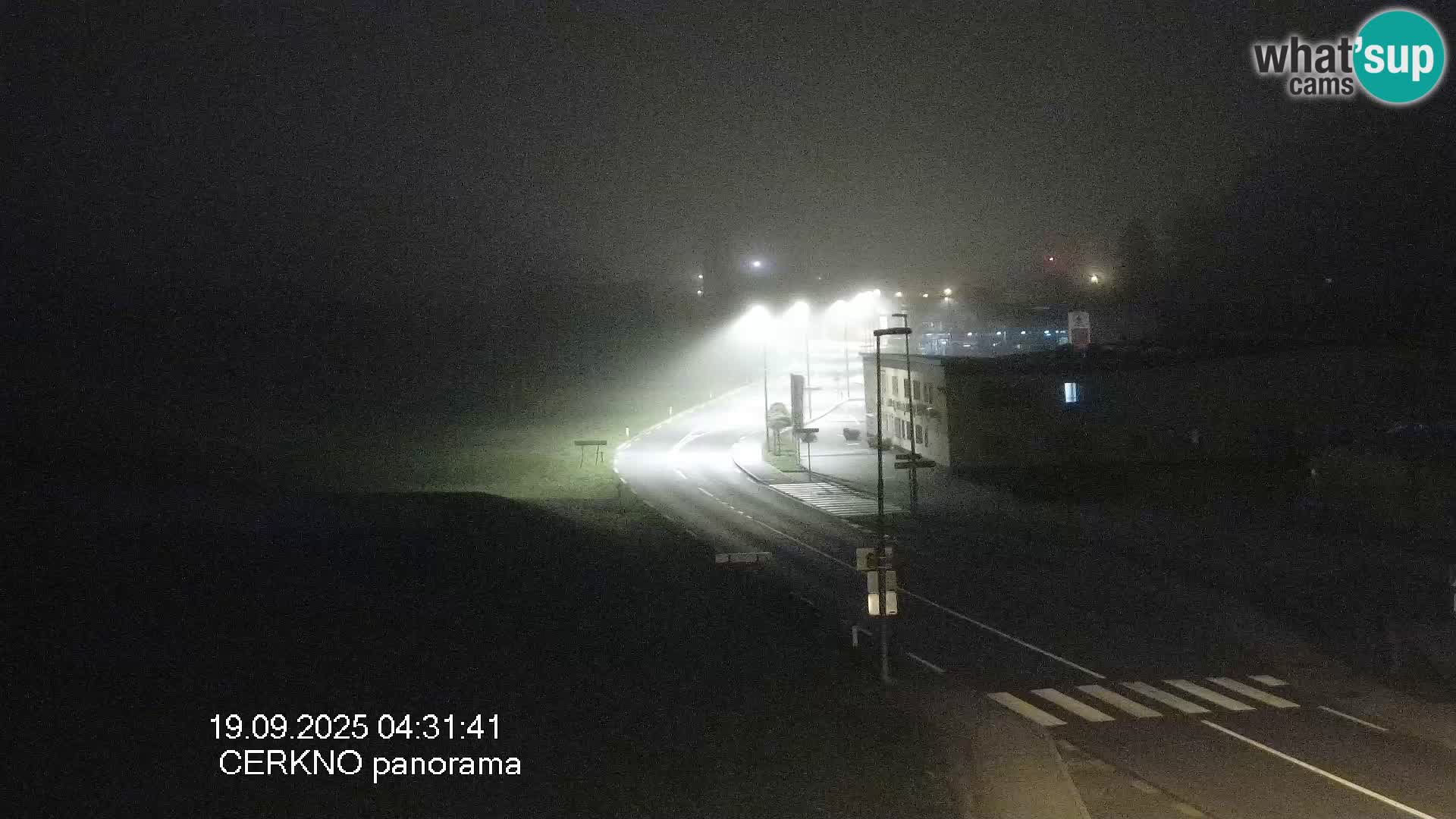 Cerkno city entrance Live Webcam