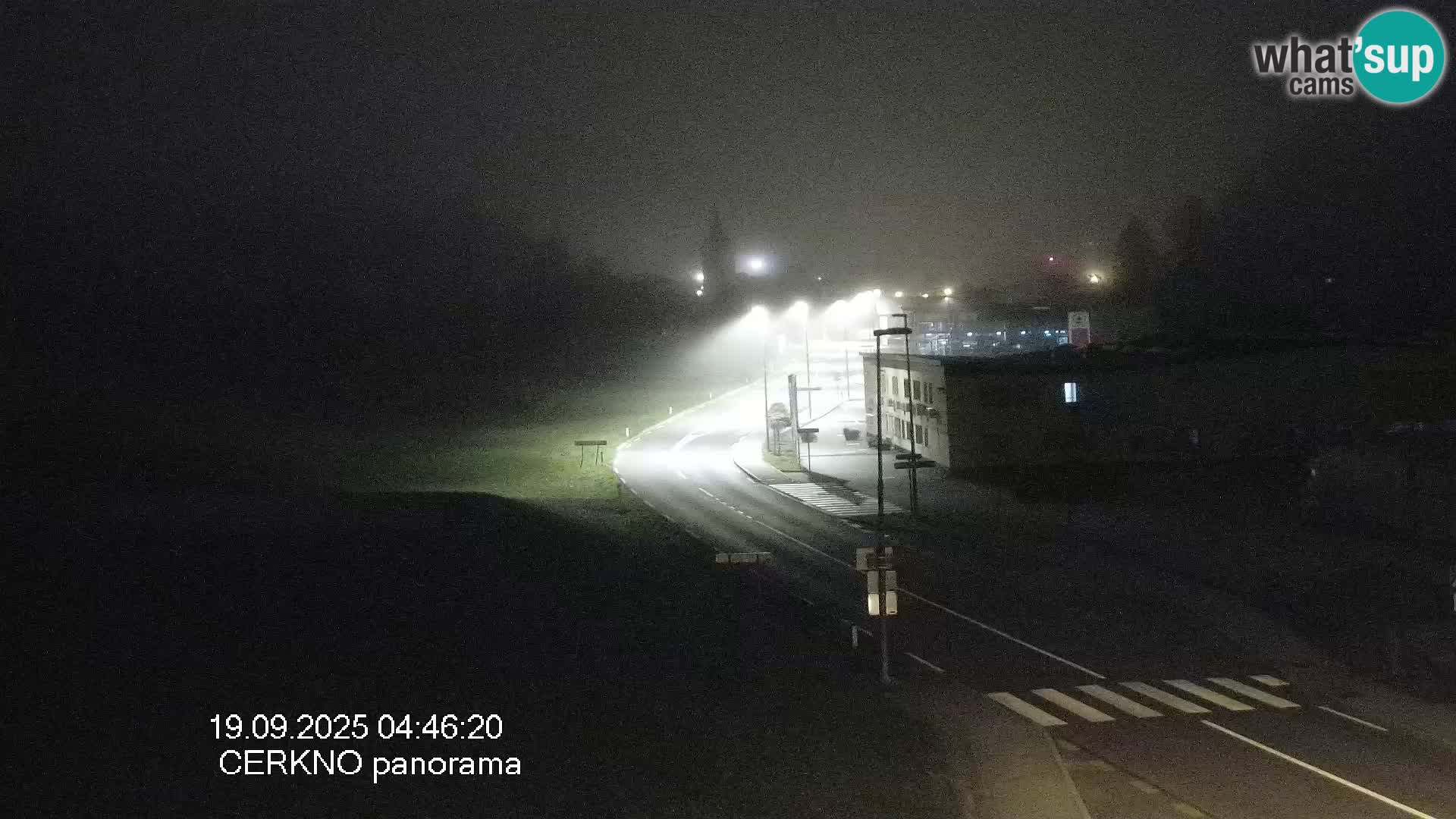 Cerkno city entrance Live Webcam