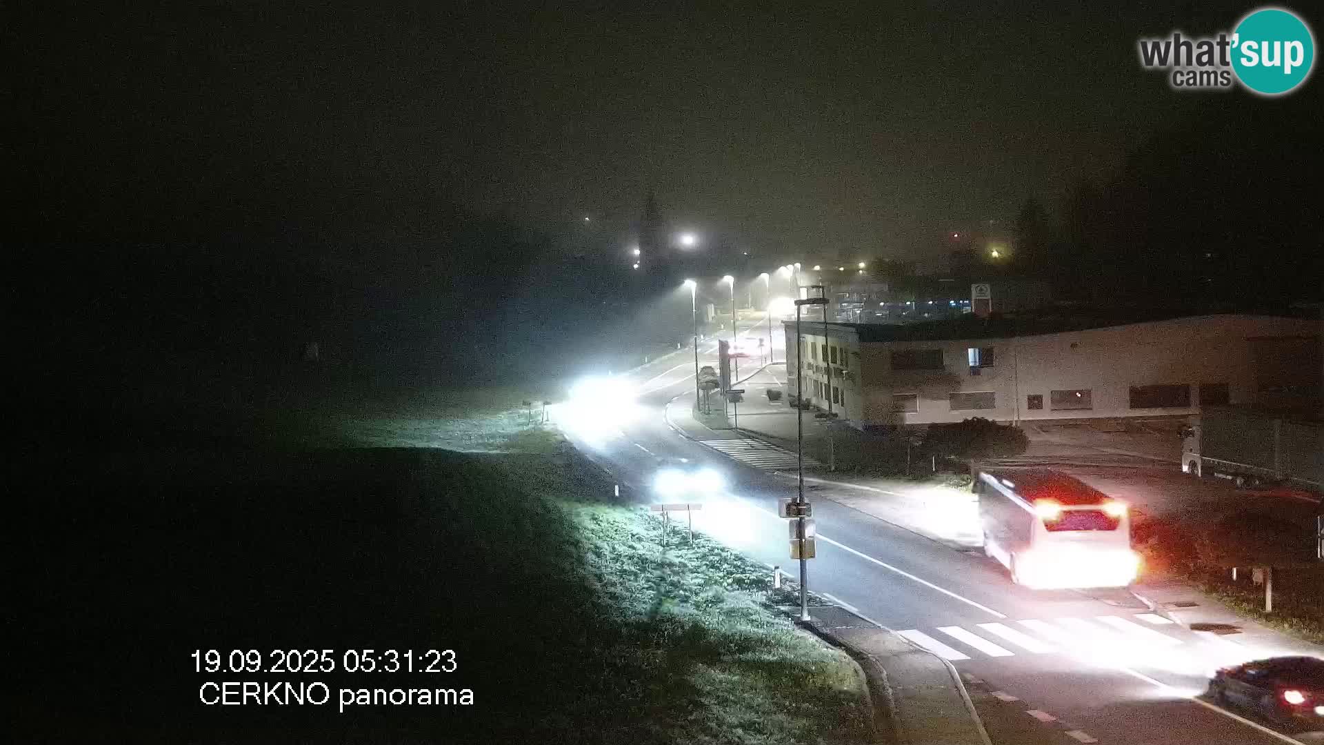 Cerkno city entrance Live Webcam