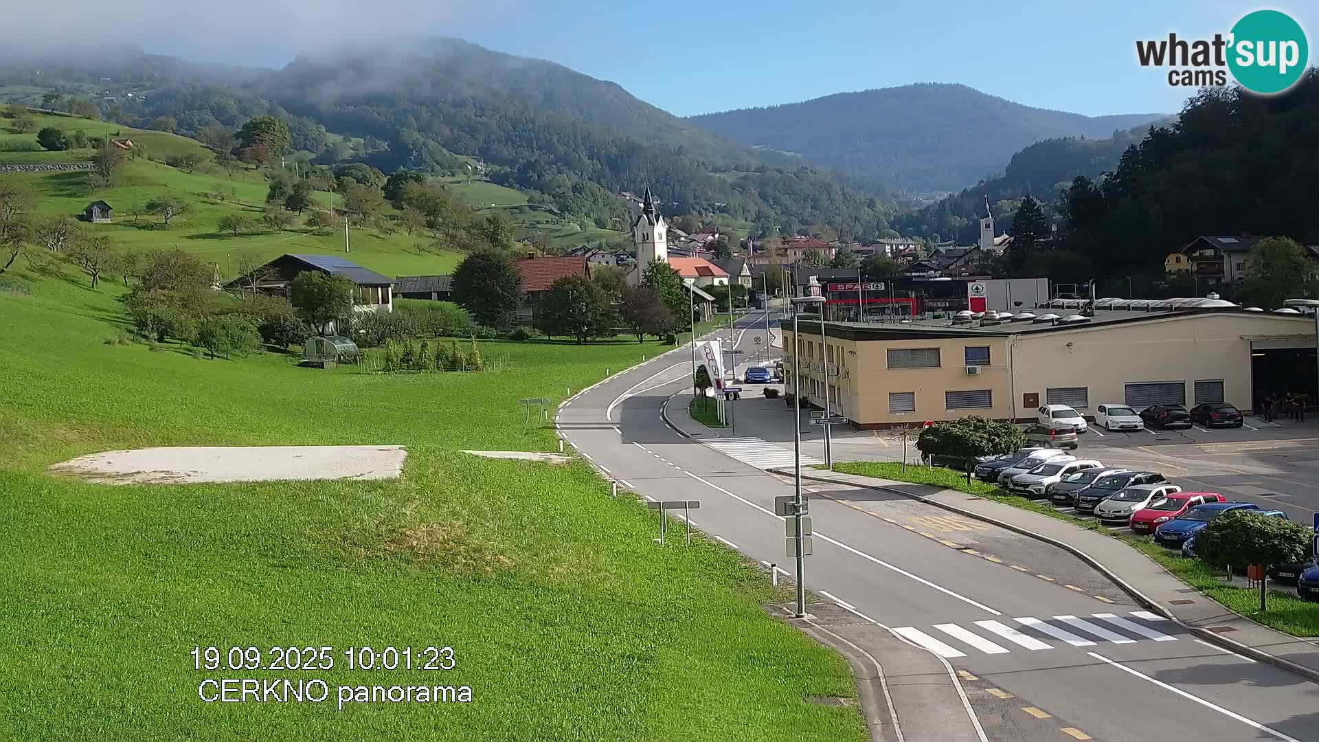 Cerkno ulaz u grad – Kamera uživo
