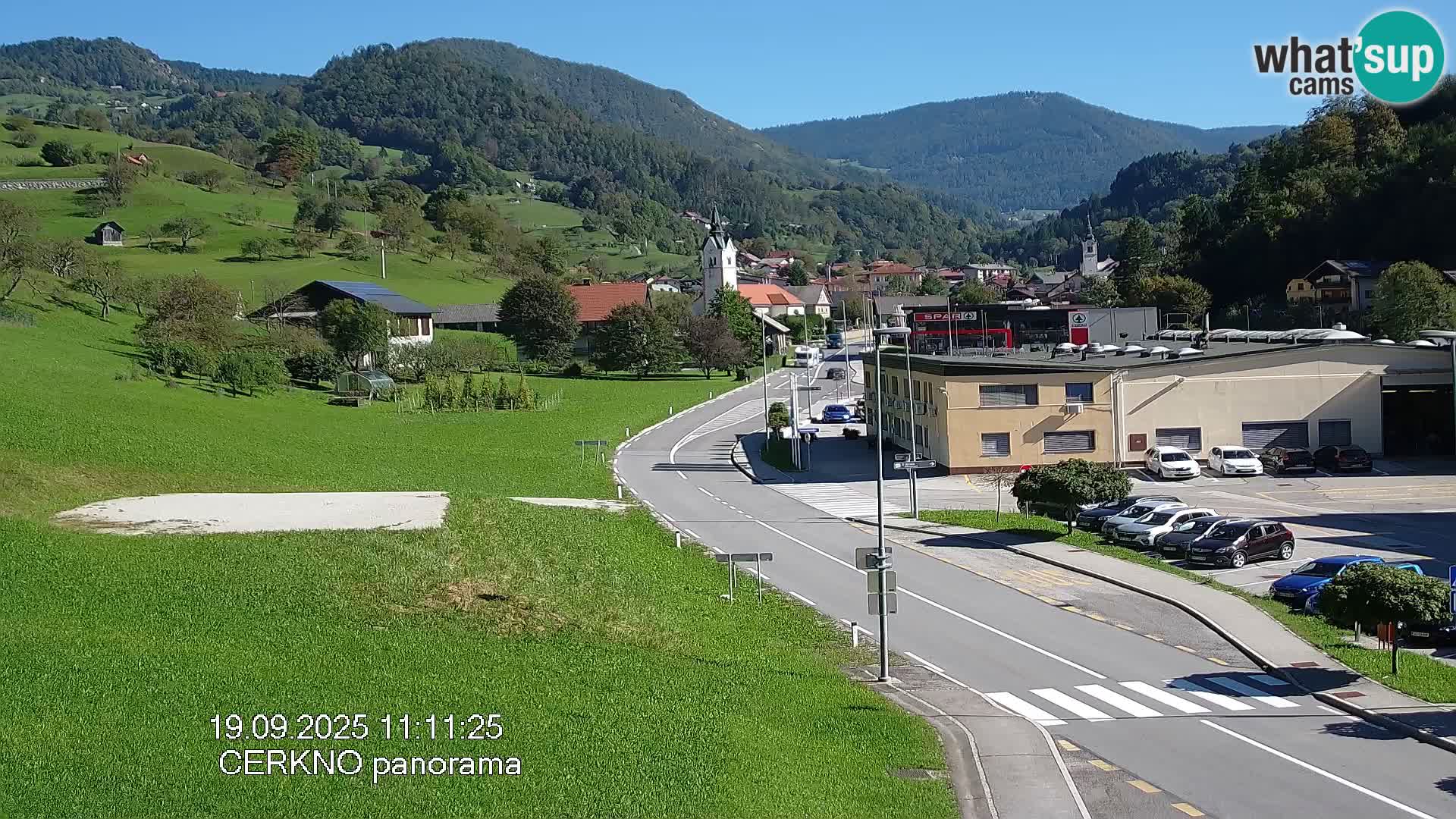 Cerkno Stadteingang Live-Webcam