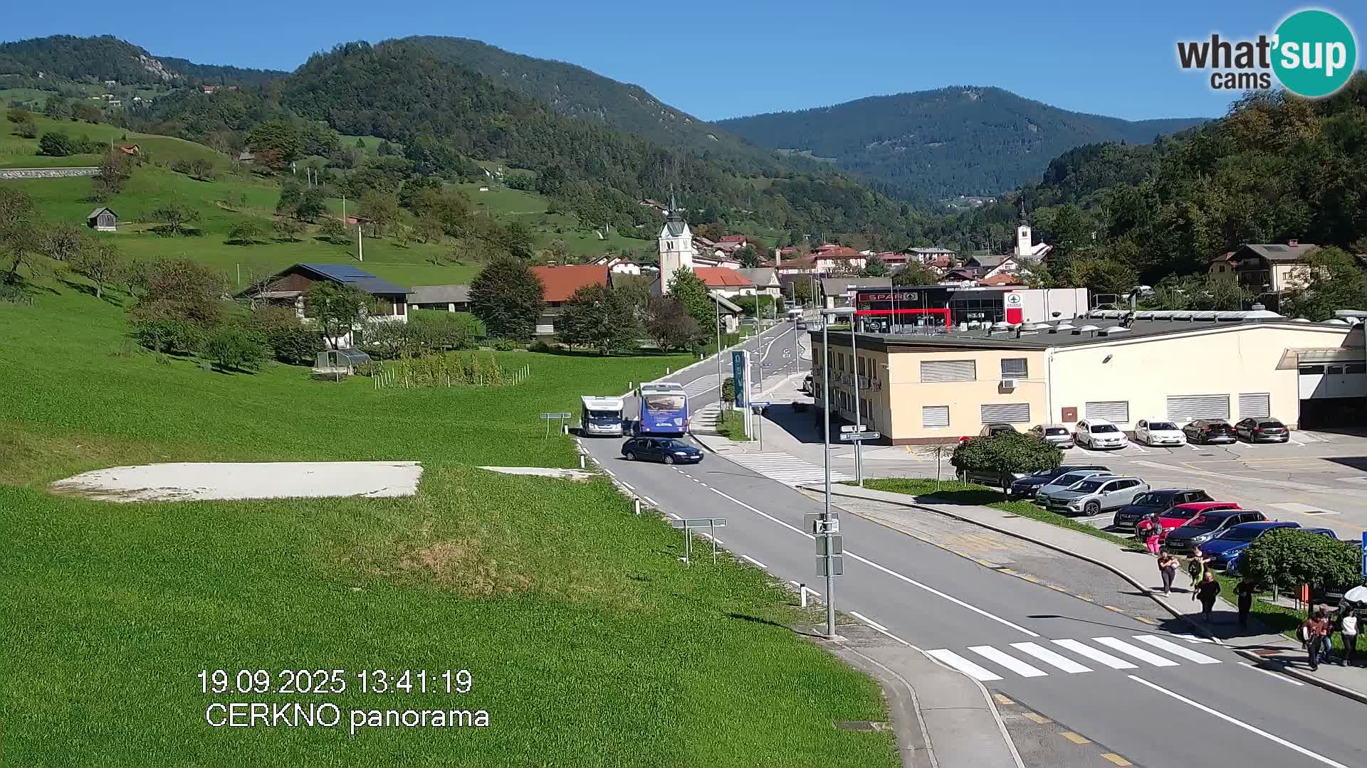 Cerkno Stadteingang Live-Webcam