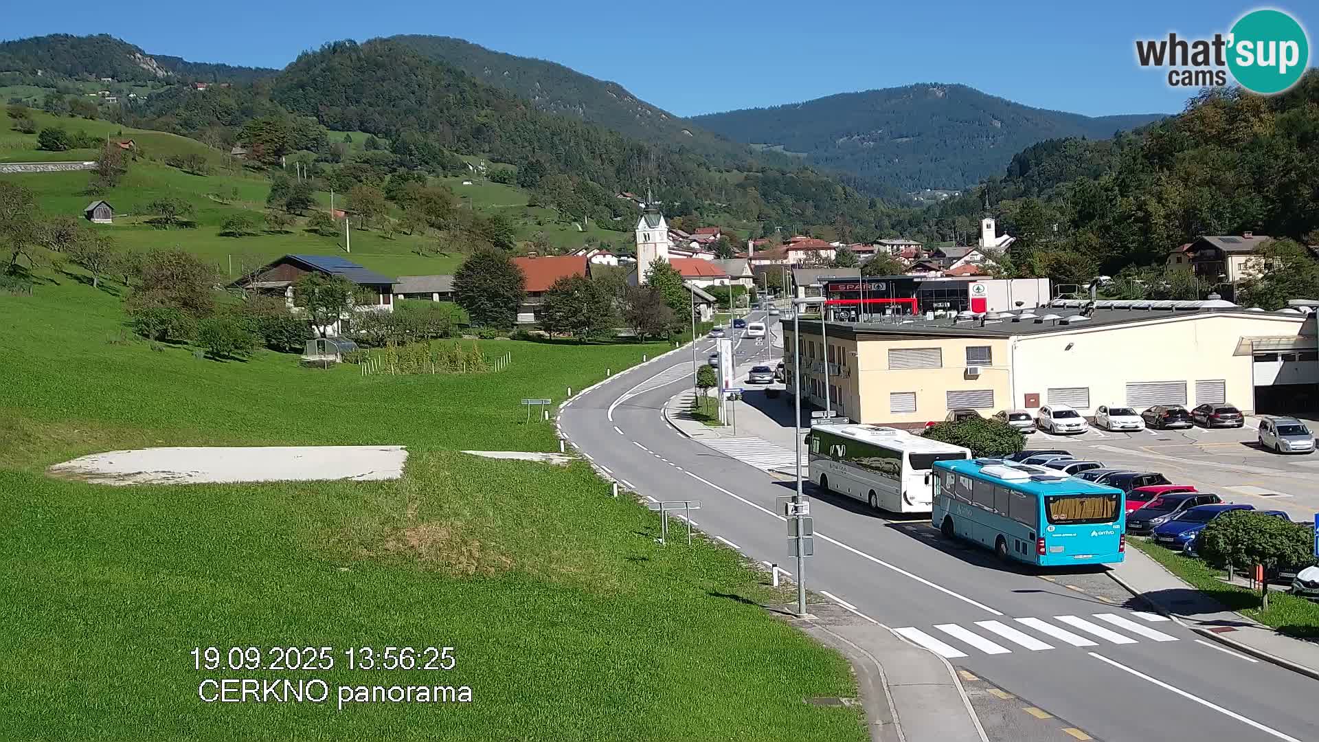 Webcam Ingresso Città di Cerkno